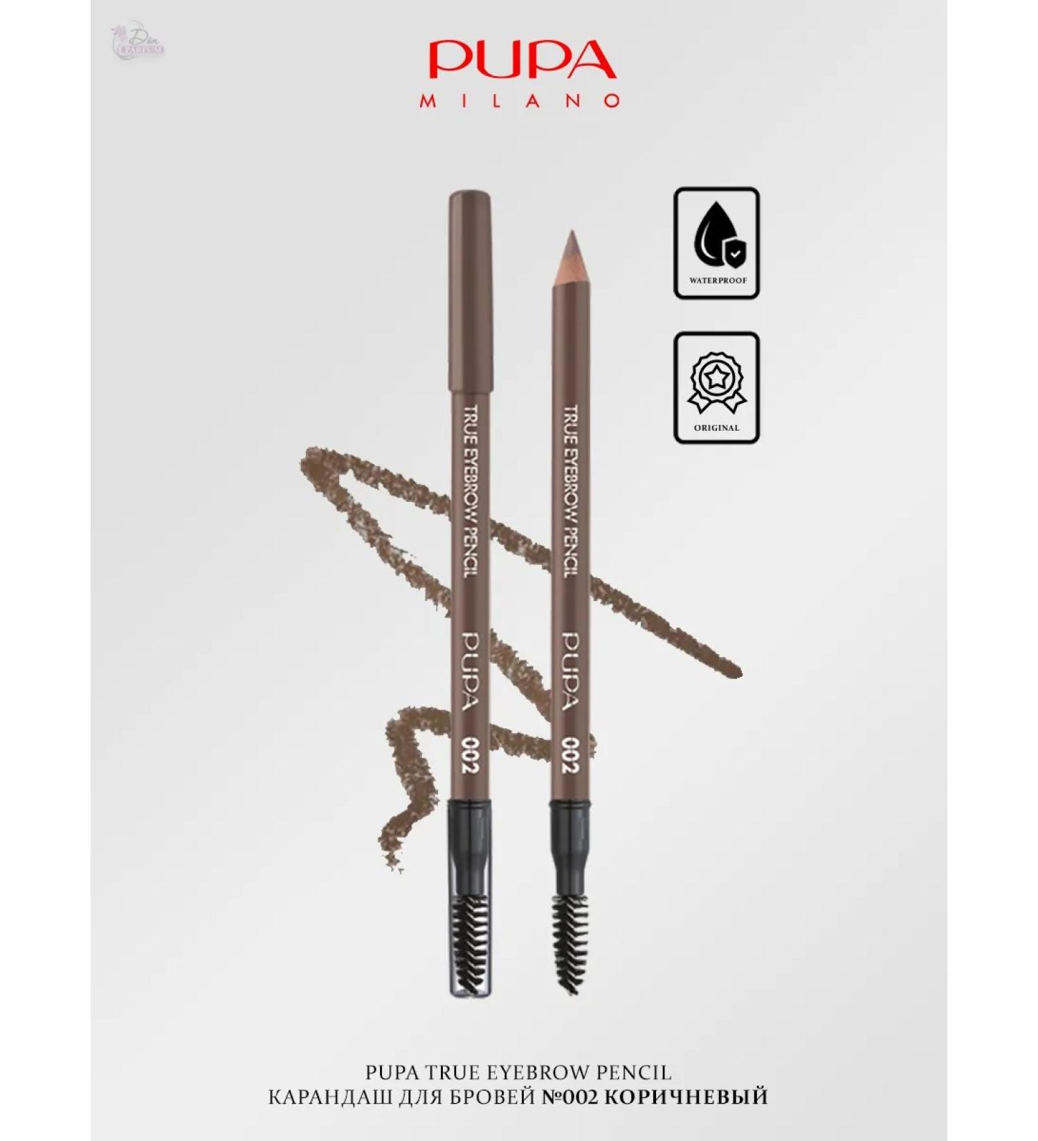 Pupa True eyebrow Pencil for eyebrows 002 brown - Buy Online on GoSupps.com