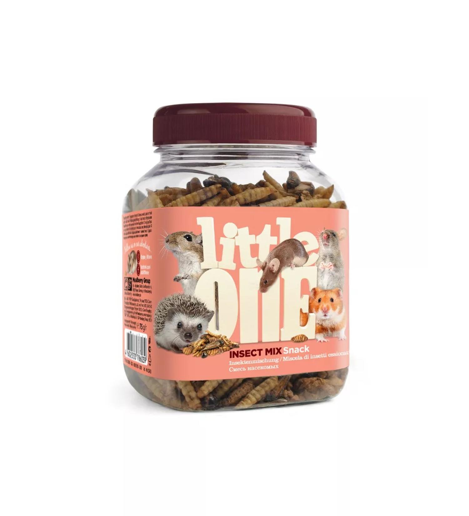 LITTLE ONE A mixture of insects for omnivorous rodents 75g - Buy Online on GoSupps.com