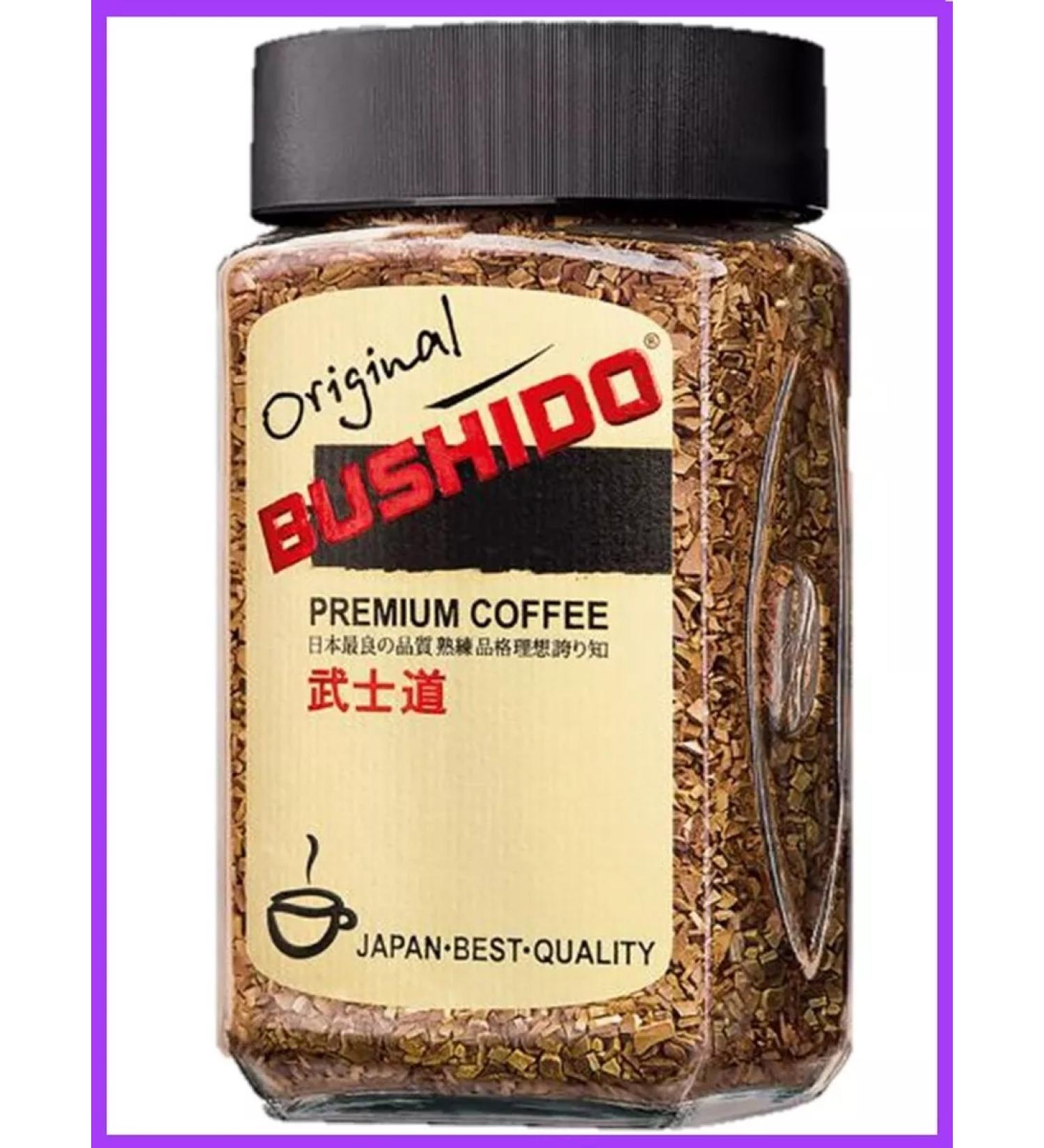 Coffee soluble Bushido Original 100 g sublimated - Buy Online on GoSupps.com