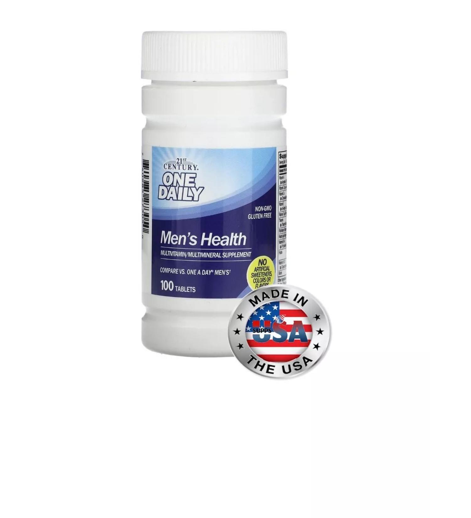 21st Century One Daily men's vitamins 100 tablets