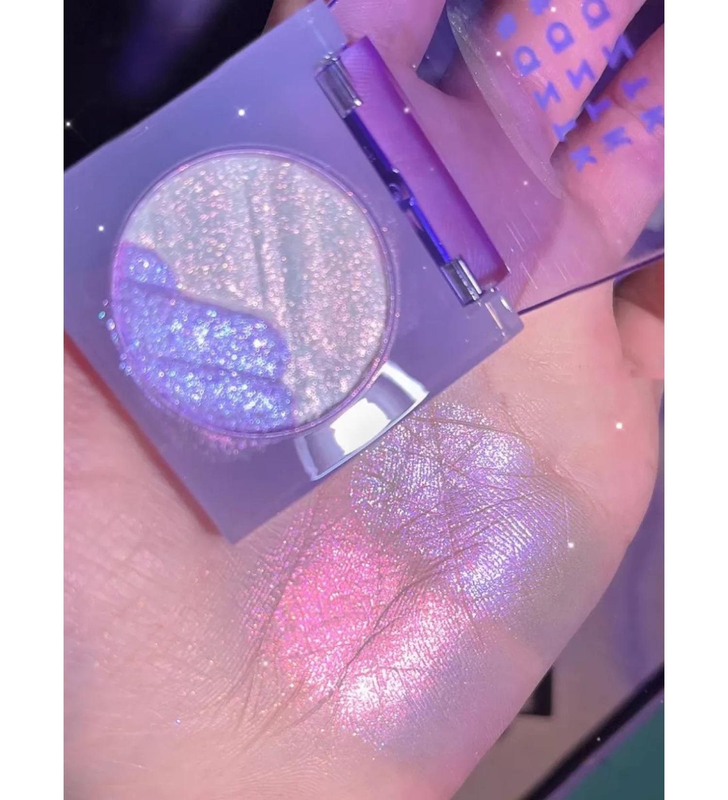 LUCKYBOOM Highlighter dry for contouring the face of the eye of the eye palette shine - Buy Online on GoSupps.com