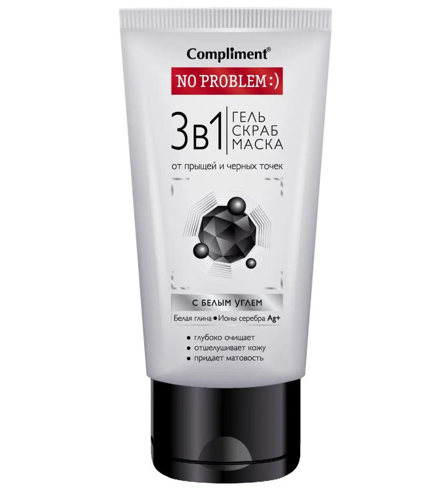 Compliment Gel scrub mask from acne and black dots 150 ml - Buy Online on GoSupps.com