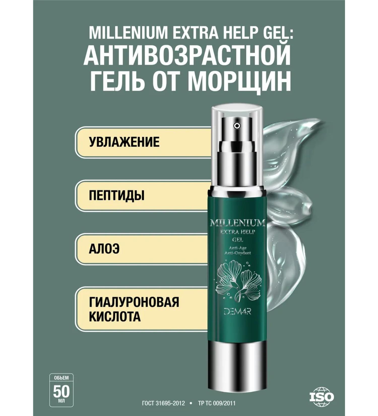 DEM4R Rejuvenating gel millennium from wrinkles with peptides - Buy Online on GoSupps.com