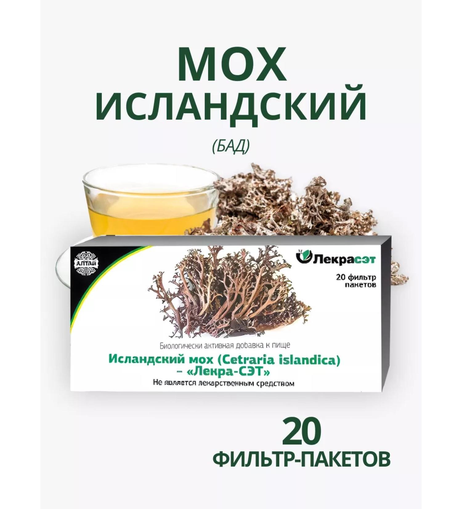 Lecraset Icelandic moss Cetraria 20