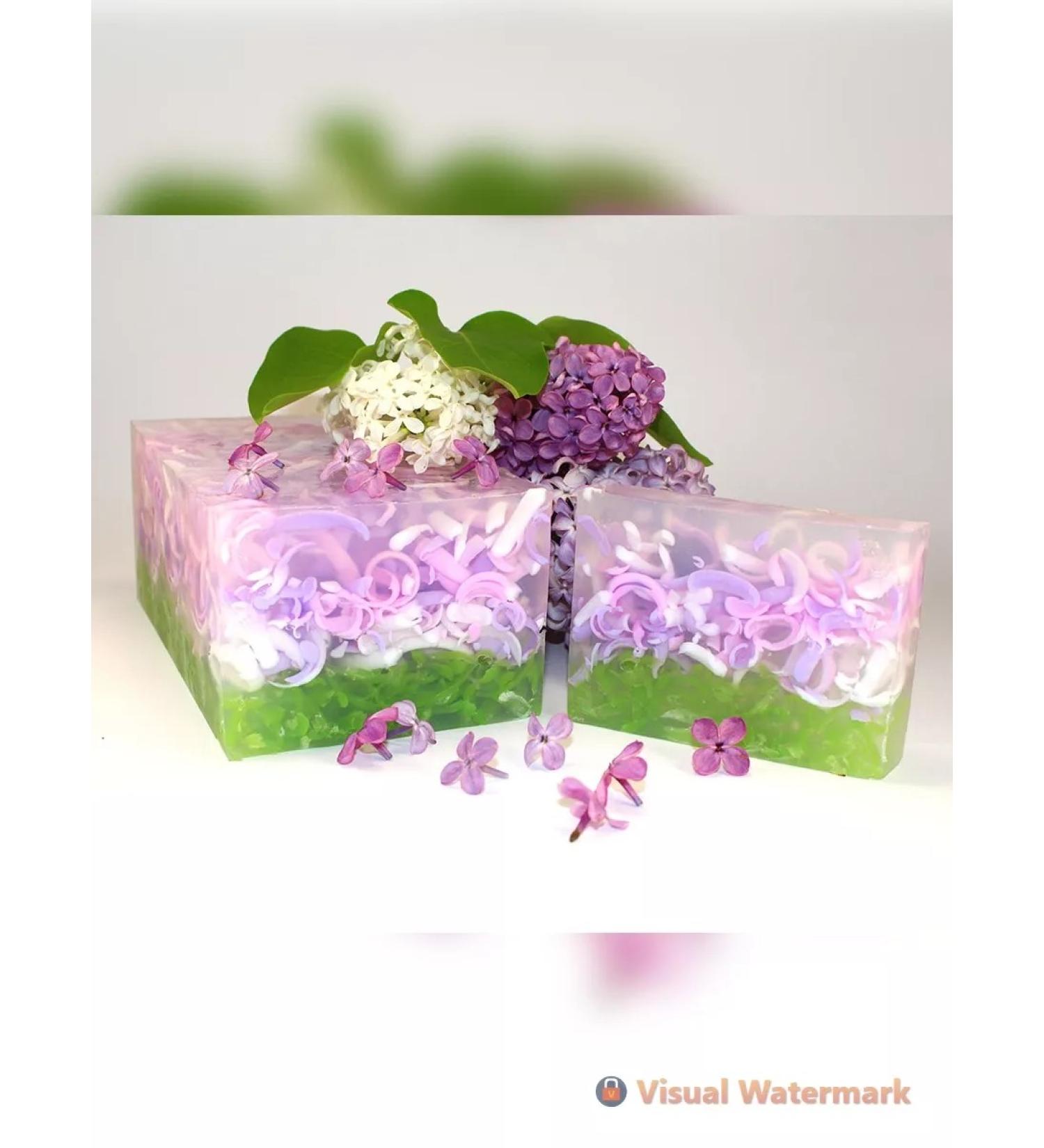 R Crystal soap IP Radayde Natural Crimean soap lilac