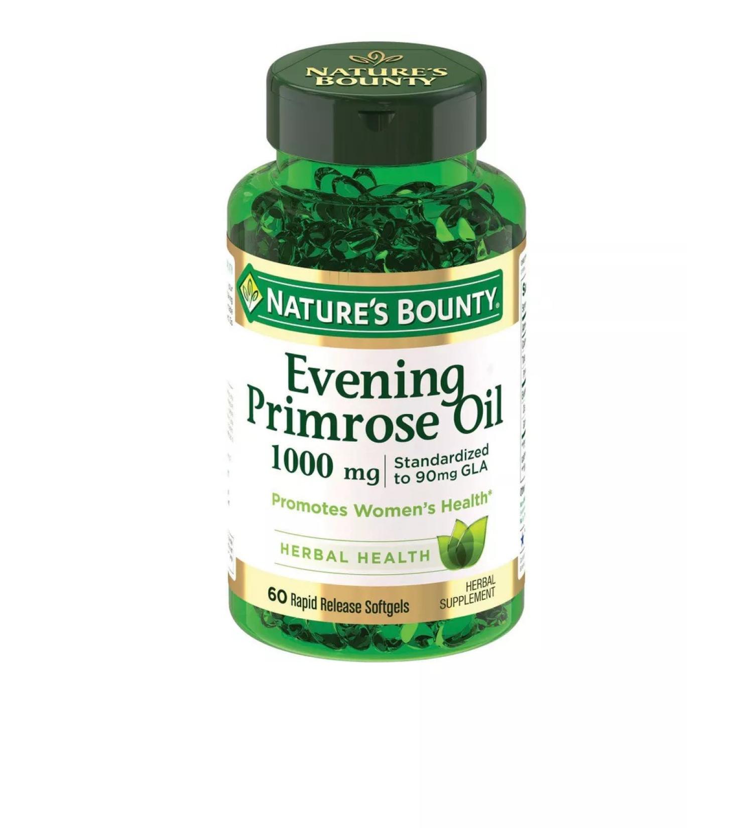 Nature's Bounty Capsules oil primrose 60 pieces - Buy Online on GoSupps.com