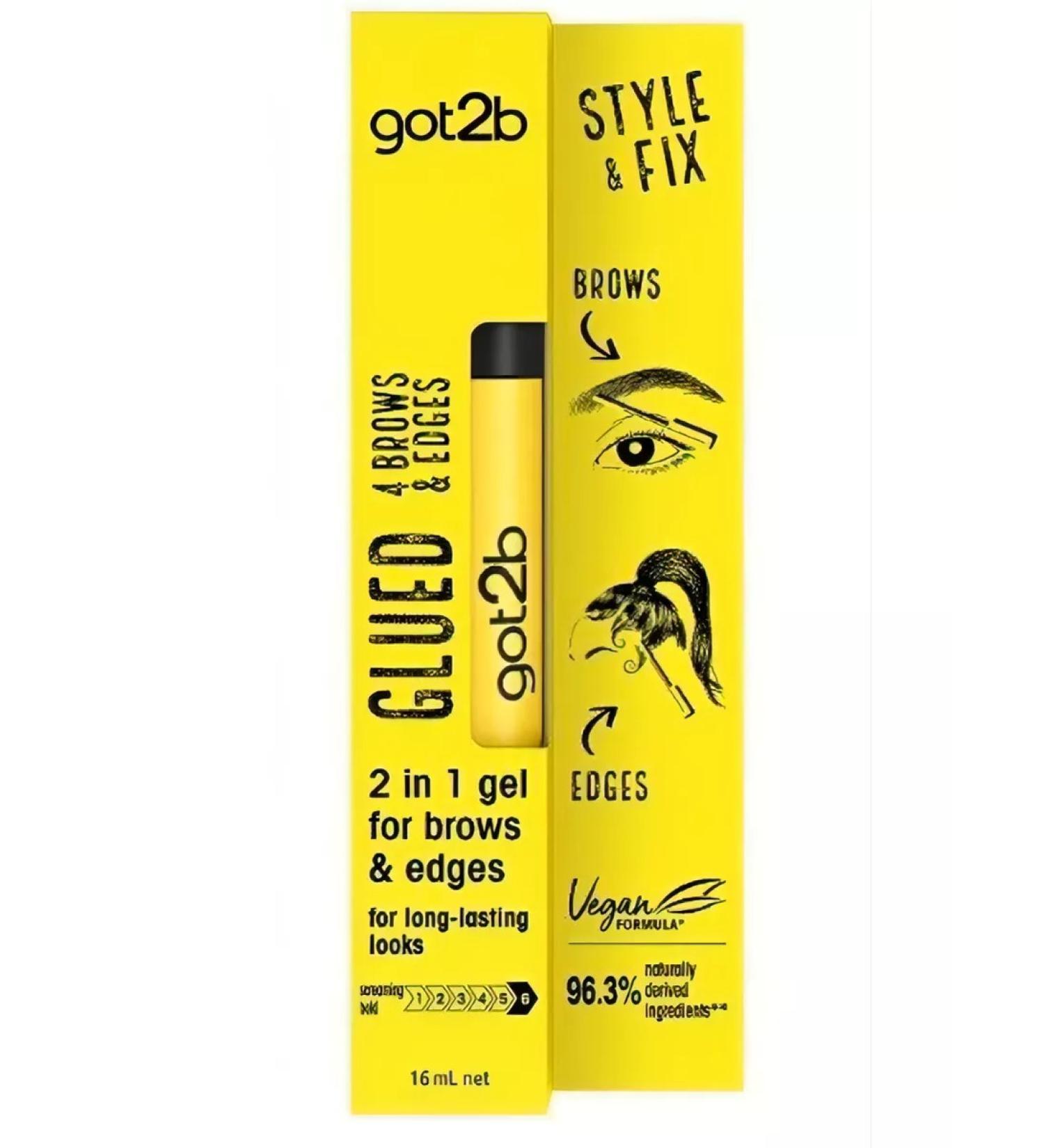 Got2b Eyebrow gel "steel grip 2-in-1" 16 ml
