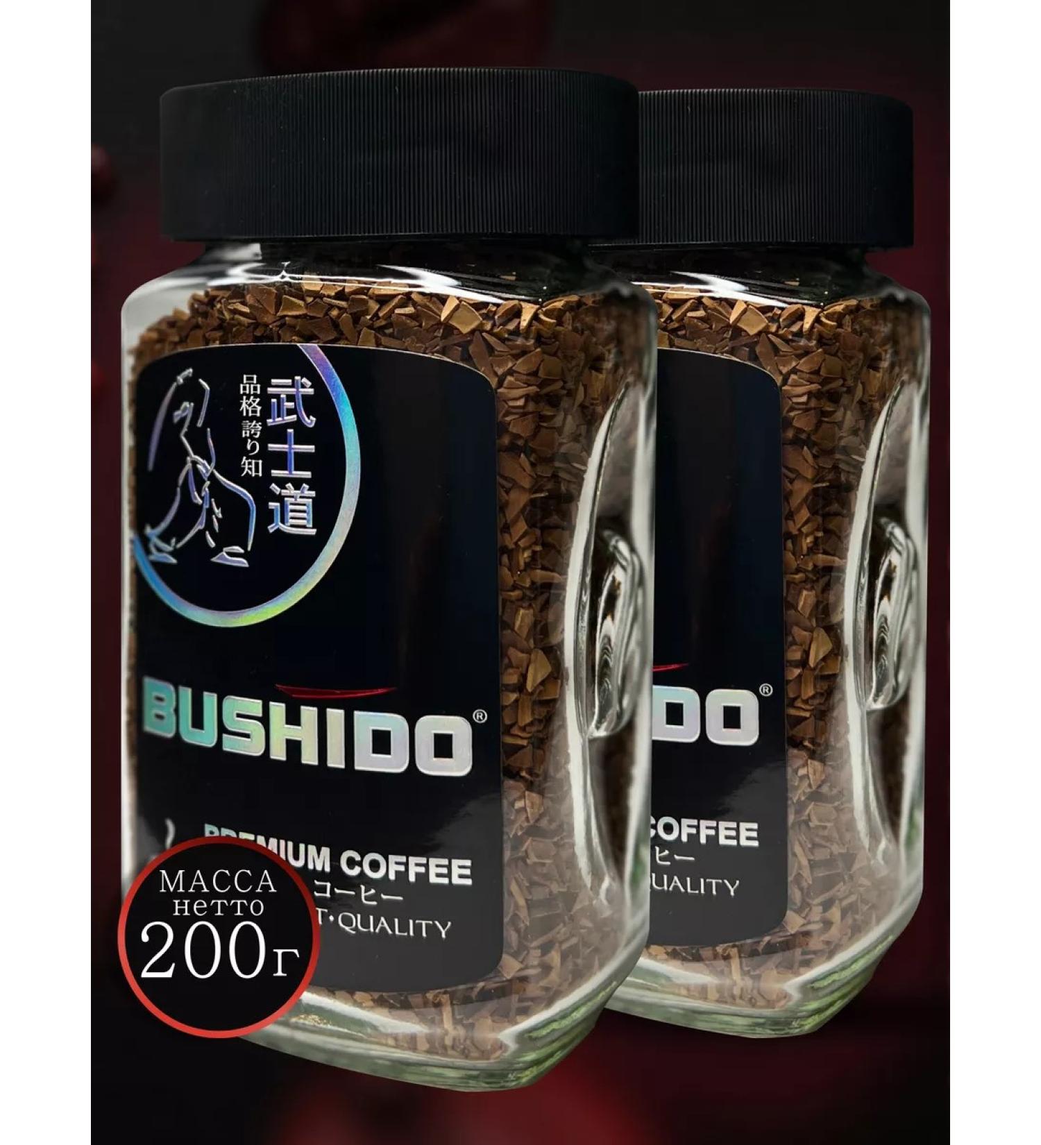 Bushido coffee Black katana soluble 2x100g