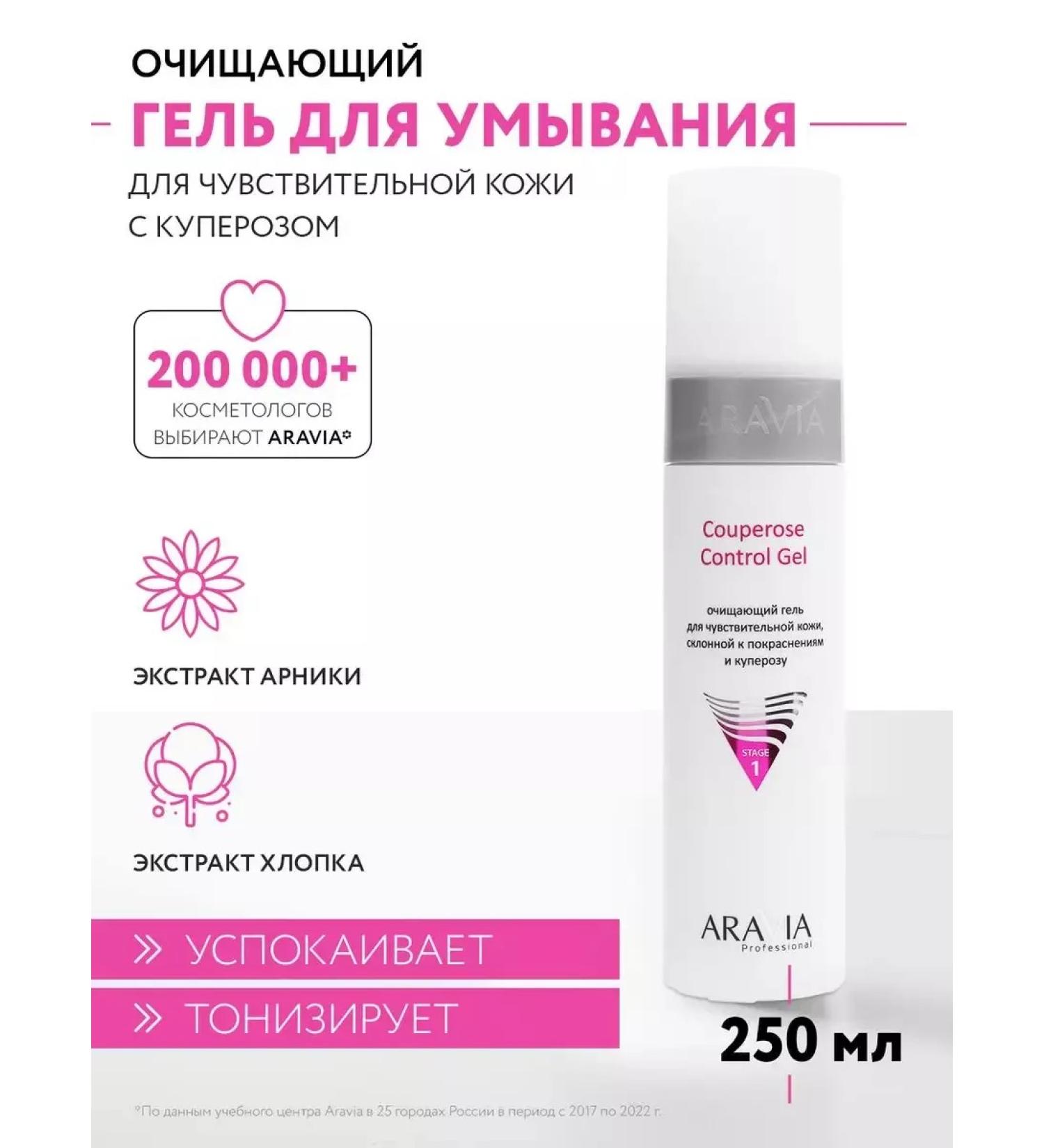 ARAVIA professional Cleaning gel for sensitive skin 250 ml - Buy Online on GoSupps.com