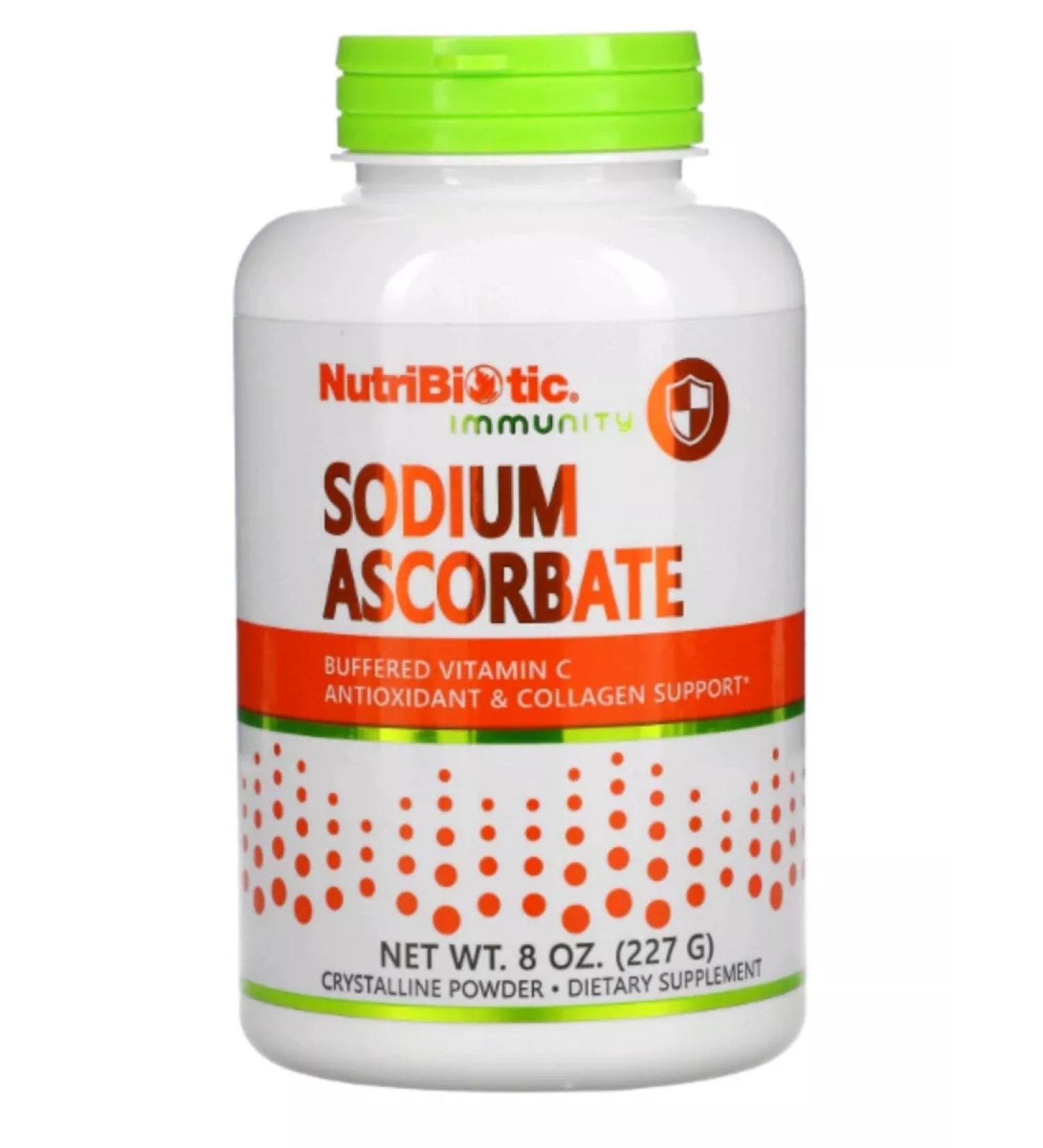 NutriBiotic Sodium ascorbate Vitamin C Sodium Askorbat 227g