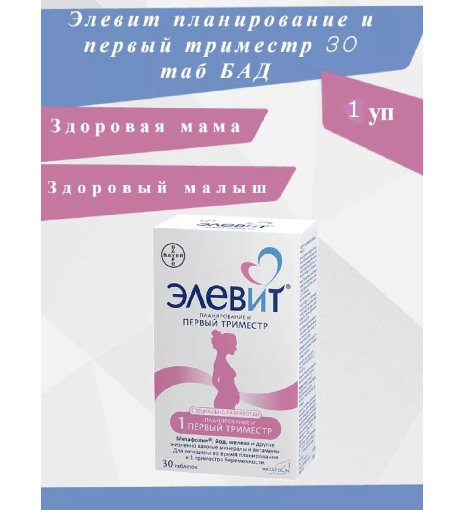 ELEVIT Planning and the first trimester