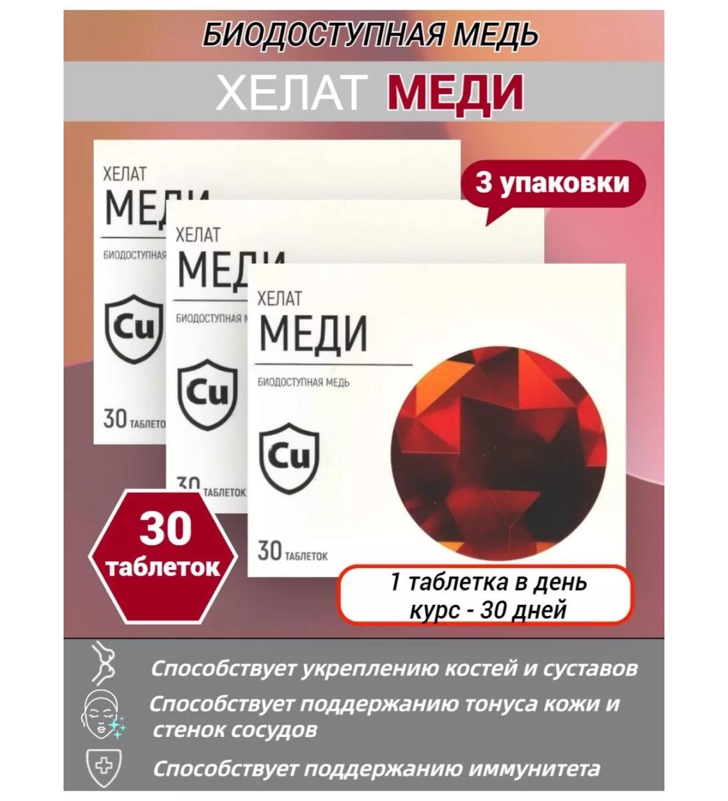 square-s Copper Helat tablets 100mg 30 tab. - Buy Online on GoSupps.com