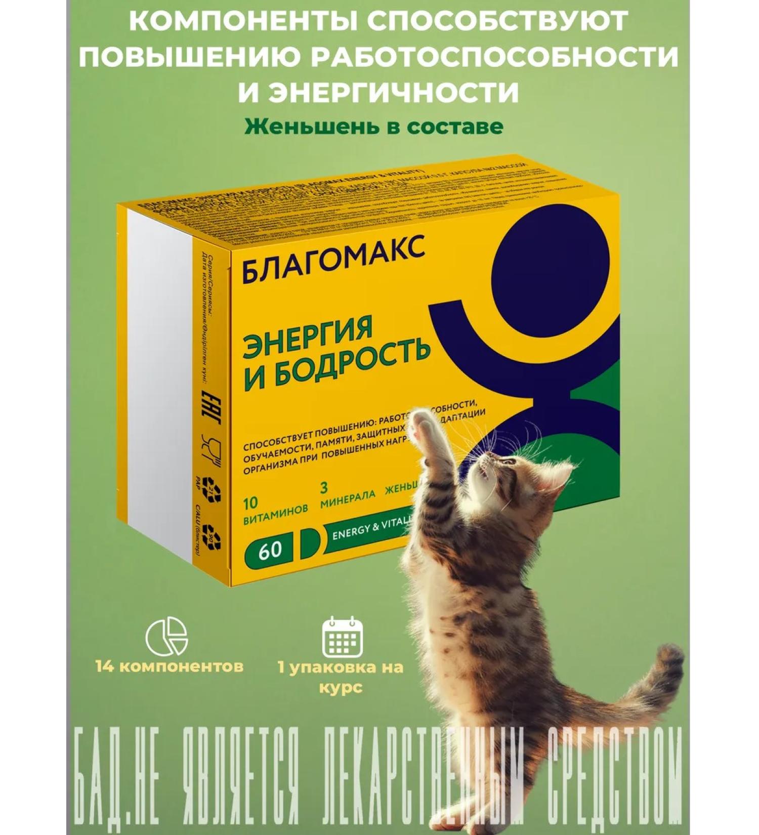 Energy and vigor (Blagomax Energy & Vitaly) No. 60 - Buy Online on GoSupps.com