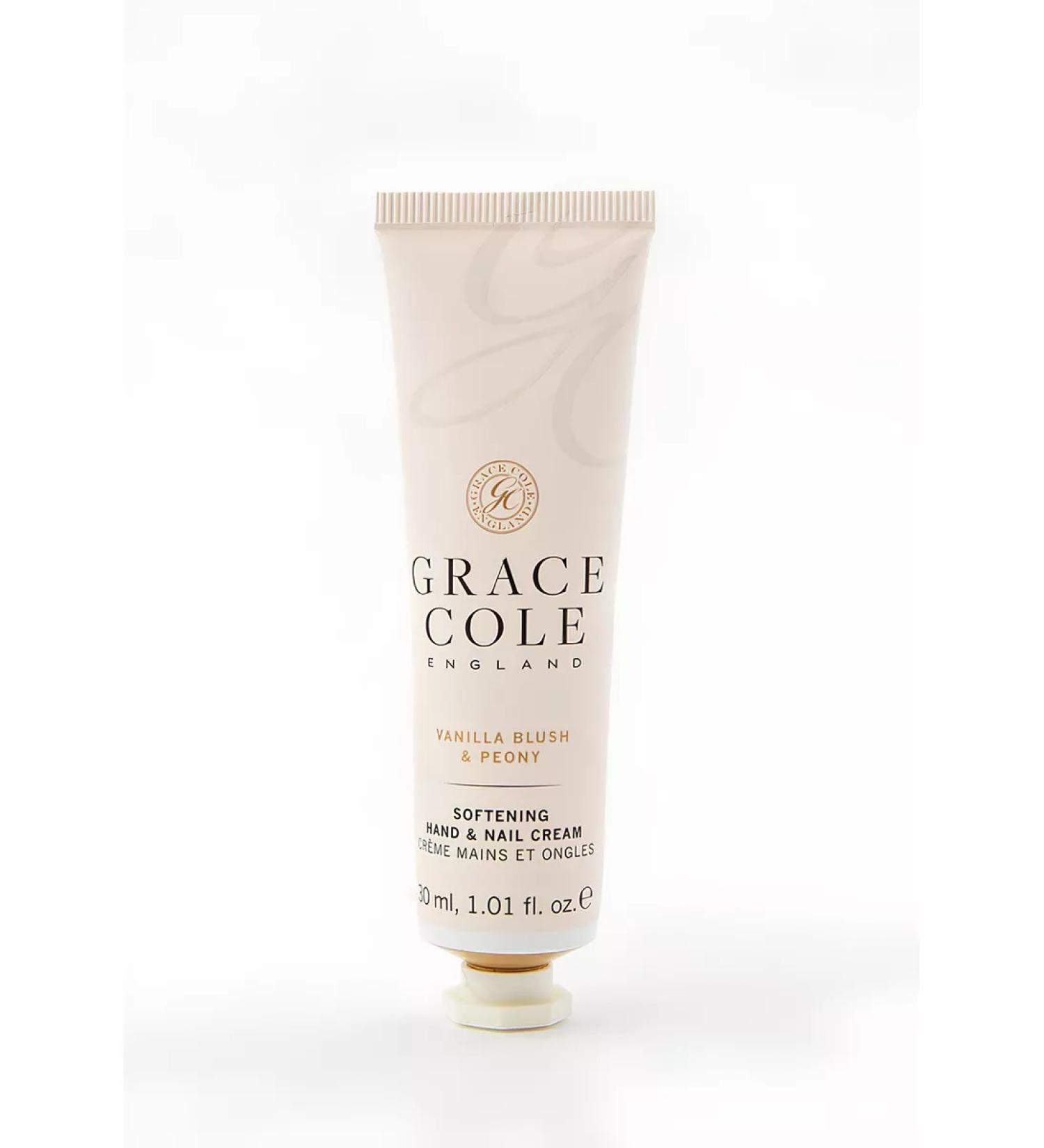 Grace Cole Hand cream vanilla and peony 30ml - Buy Online on GoSupps.com