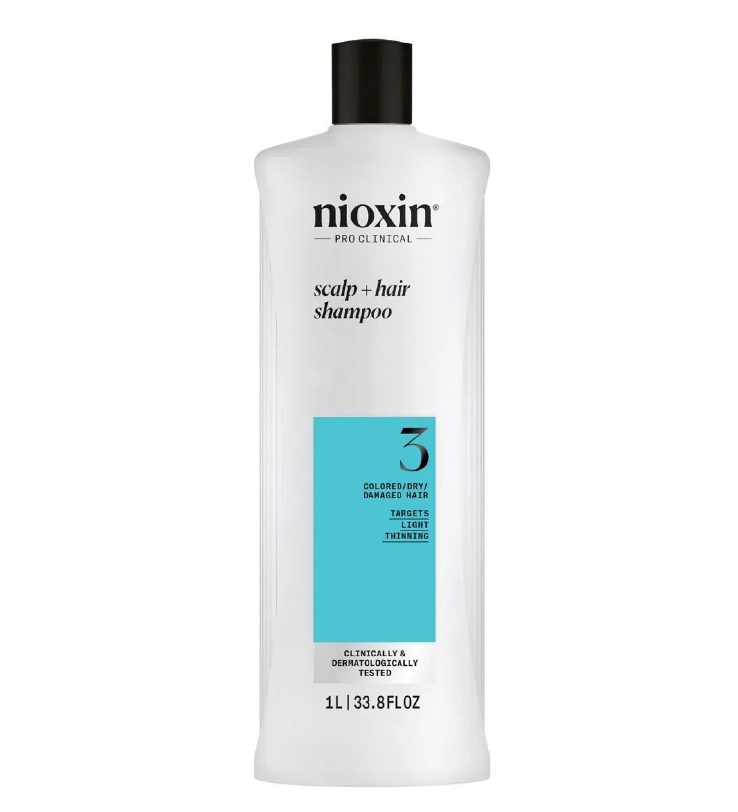 NIOXIN System 03 Hair shampoo (system 3) 1000 ml - Buy Online on GoSupps.com