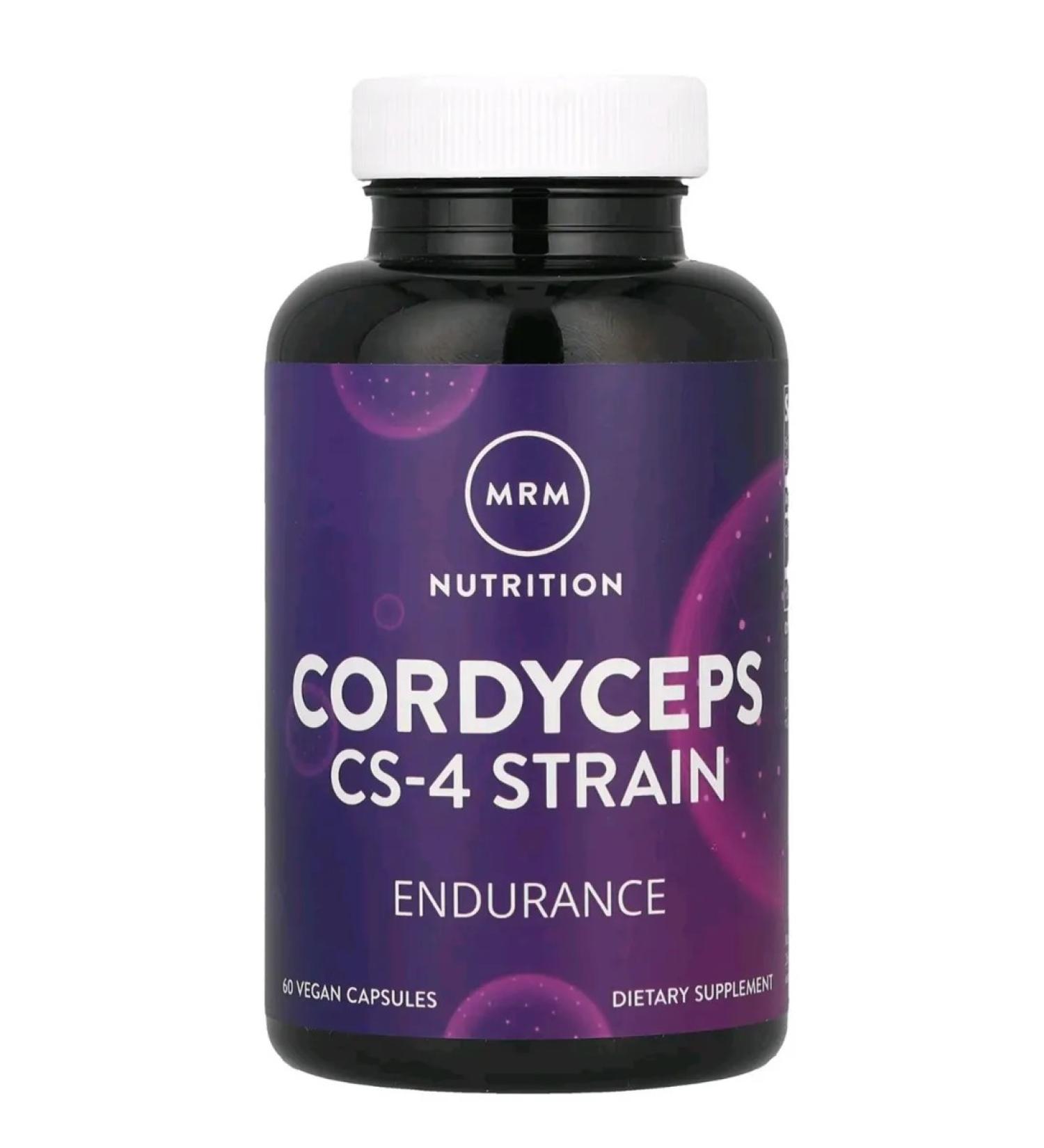 MRM Nutrition CordyCeps Cordyceps CS-4 strain 60-Vagan capsules