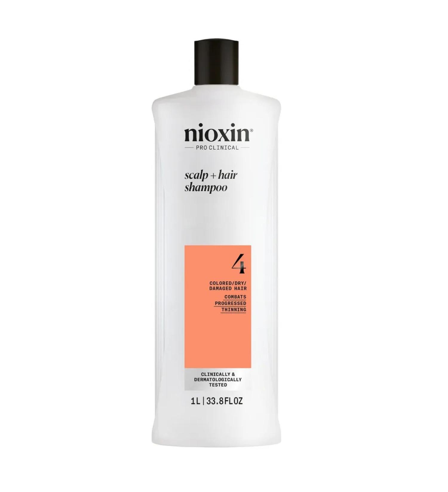 NIOXIN System 04 Hair shampoo (system 4) 1000 ml - Buy Online on GoSupps.com