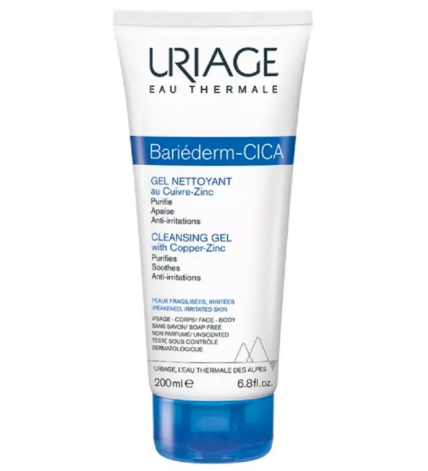 URIAGE Gel Bariederm Cicke with zinc and copper 200 ml - Buy Online on GoSupps.com