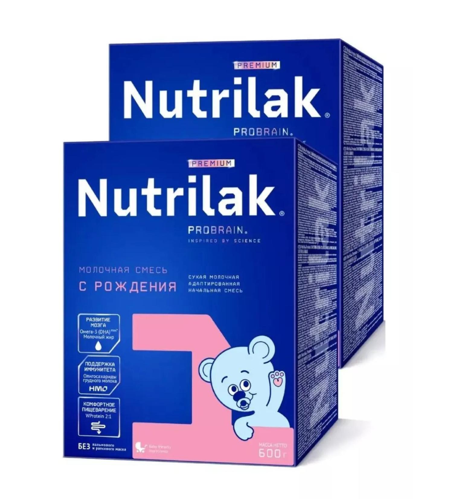 Nutrilak Milk mixing premium 1 0-6 months 600g 2pcs - Buy Online on GoSupps.com