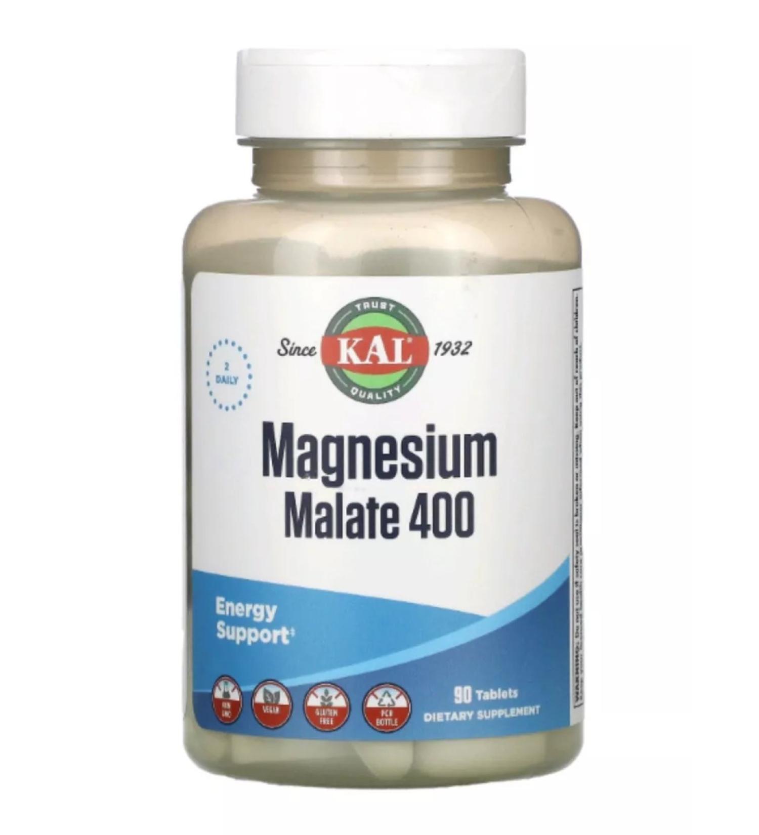 KAL Malat Magnesium 400 mg 90 tablets