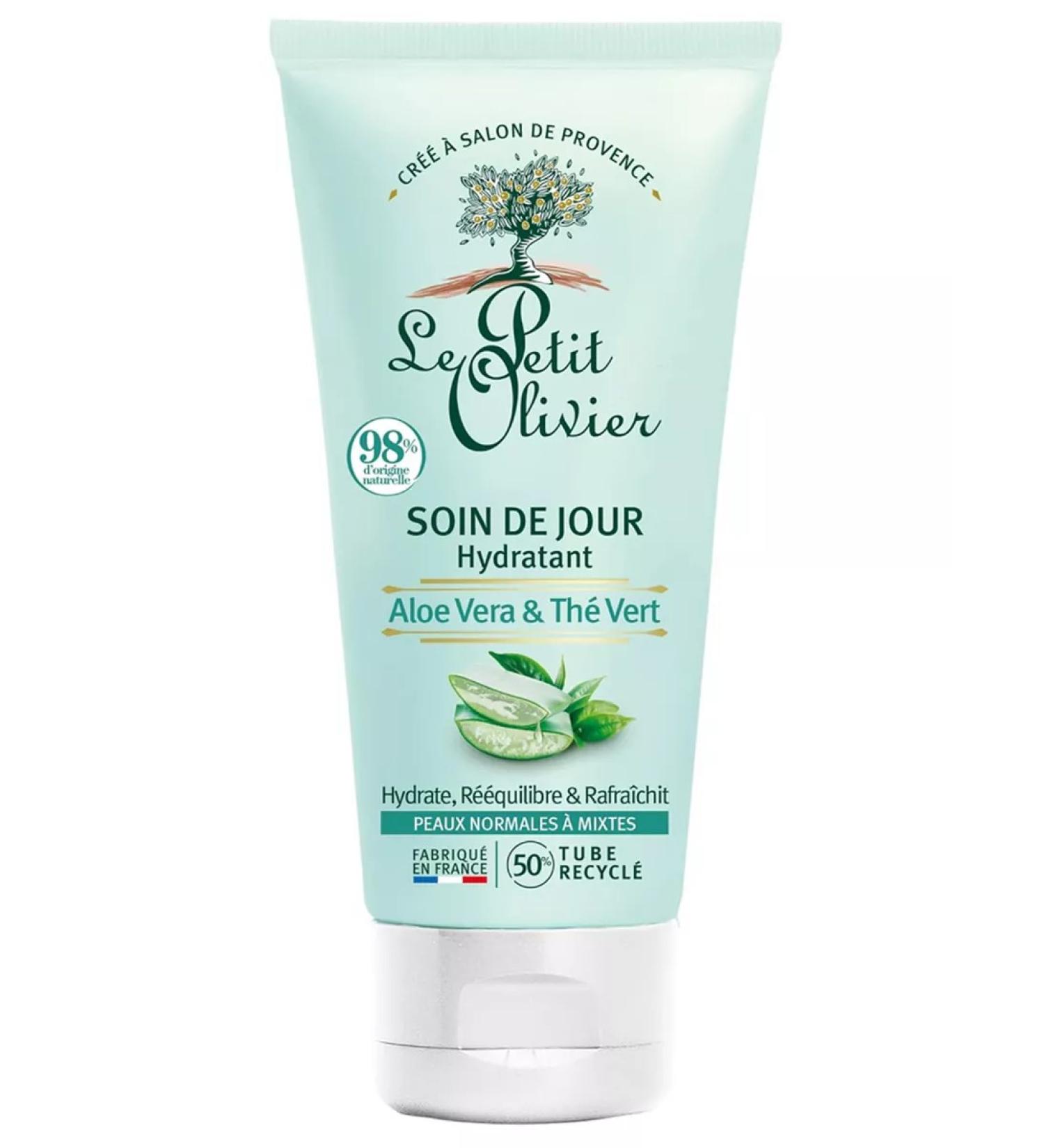 Le Petit Olivier Moisturizing face cream Aloe Vera 50ml - Buy Online on GoSupps.com