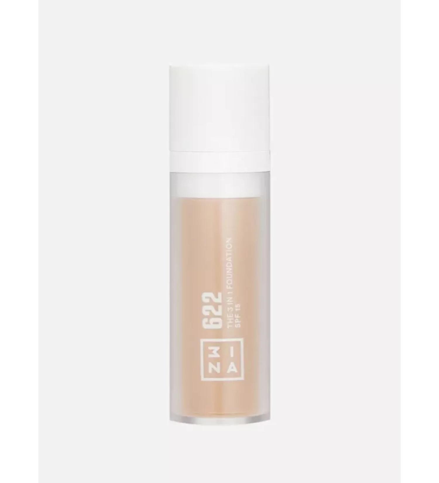 3ina Tonal base SPF 15 shade 622 mines 30 ml - Buy Online on GoSupps.com