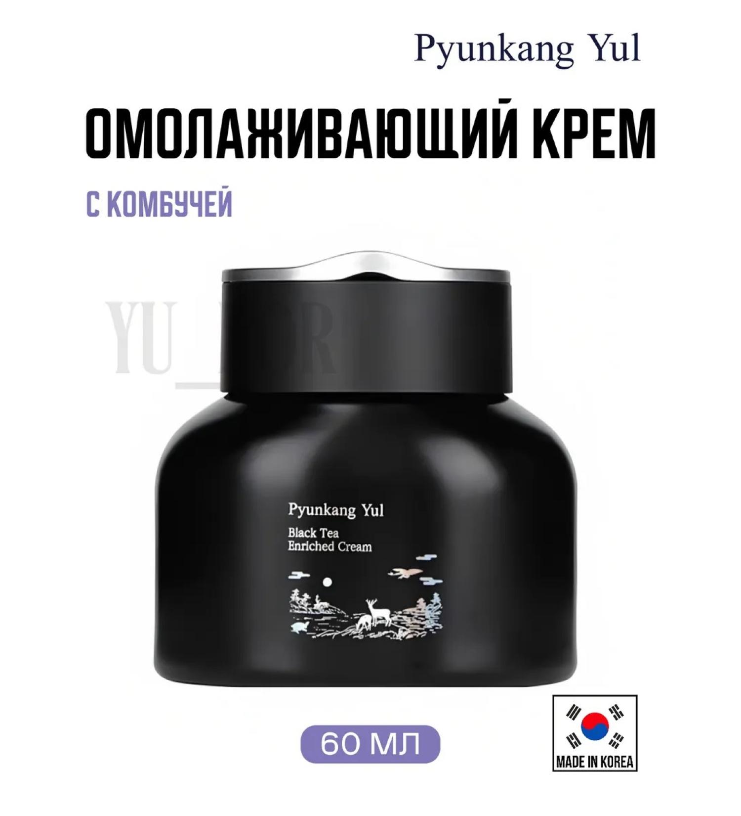 Pyunkang yul Combuchi cream Black Tea Enriched Cream 60ml - Buy Online on GoSupps.com