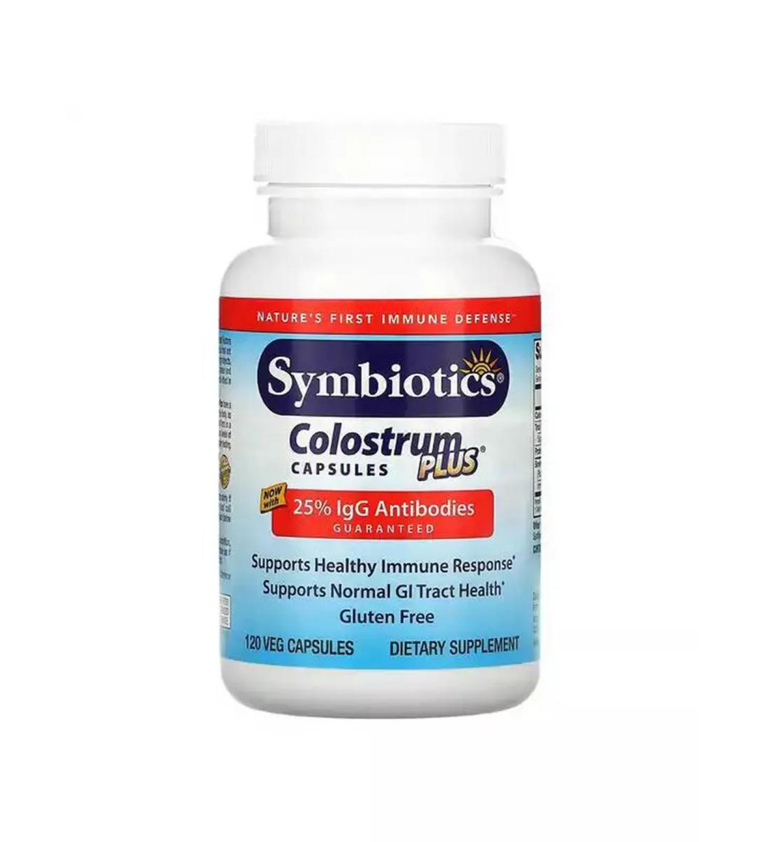 Symbiotics Colostrum Plus 120 capsules - Buy Online on GoSupps.com