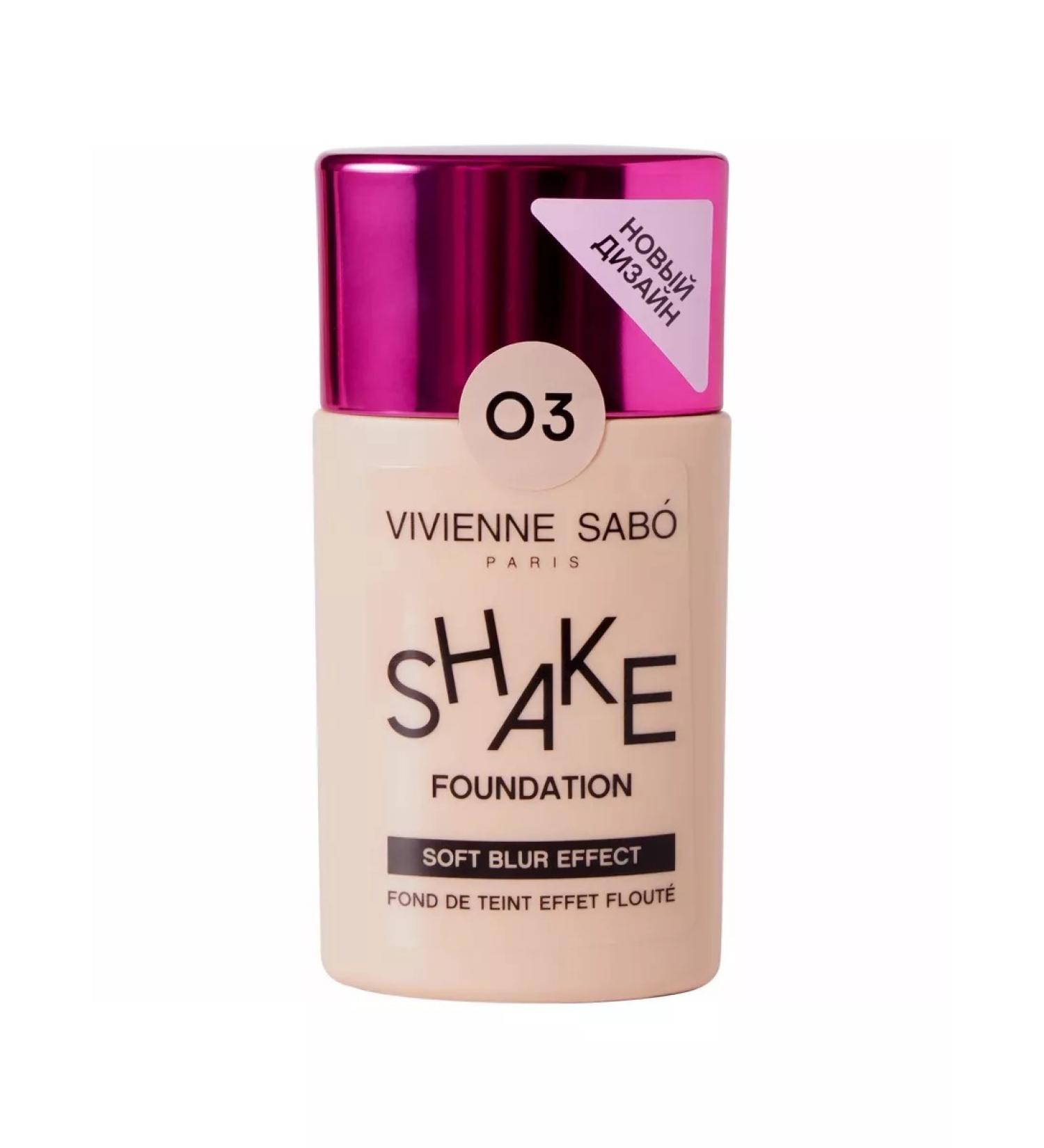 VIVIENNE SABO Shake Foundation Tonal Face Cream Tone 03 - Buy Online on GoSupps.com