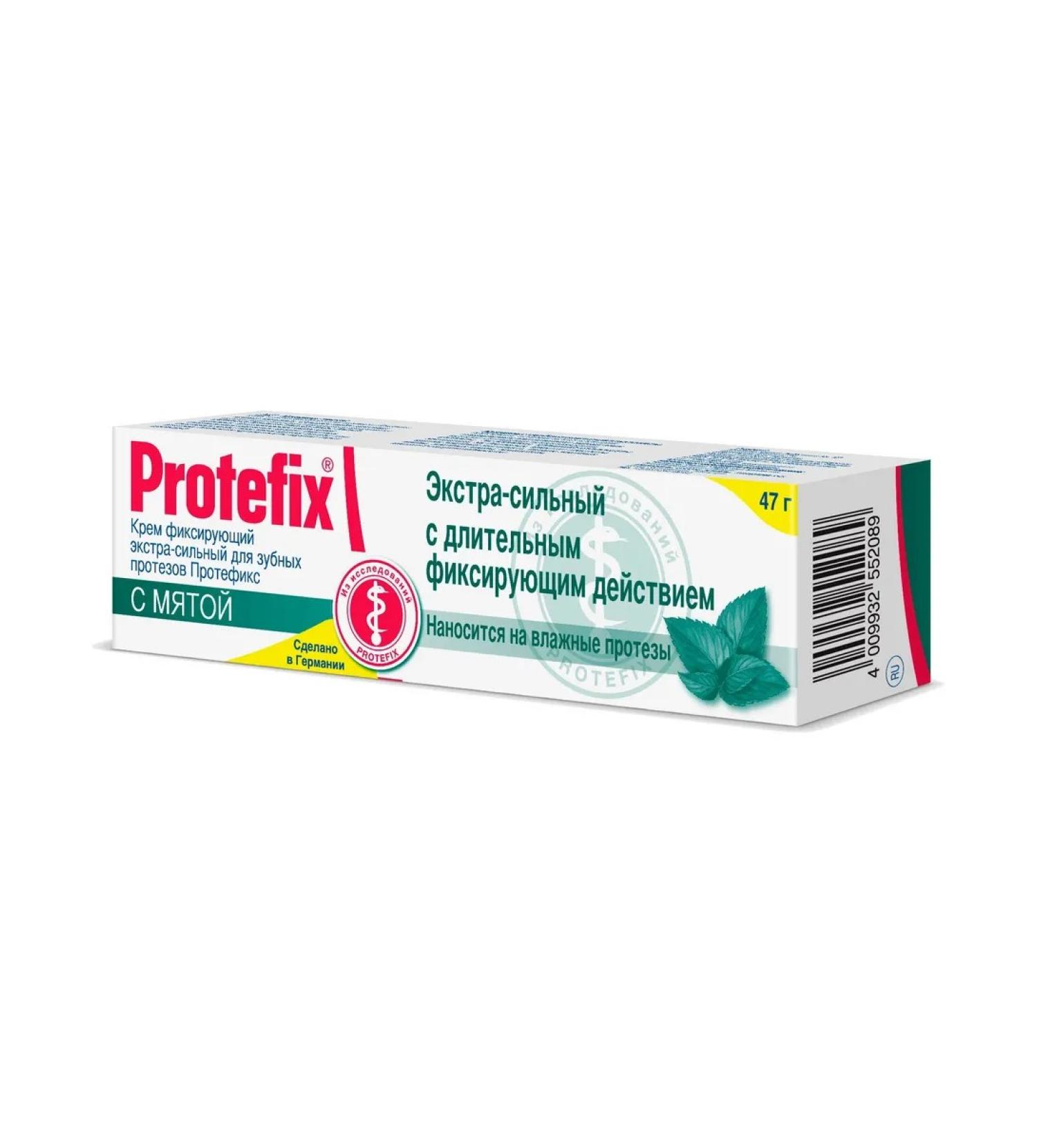 Protefix Cream for fixing dentures mint taste 40ml