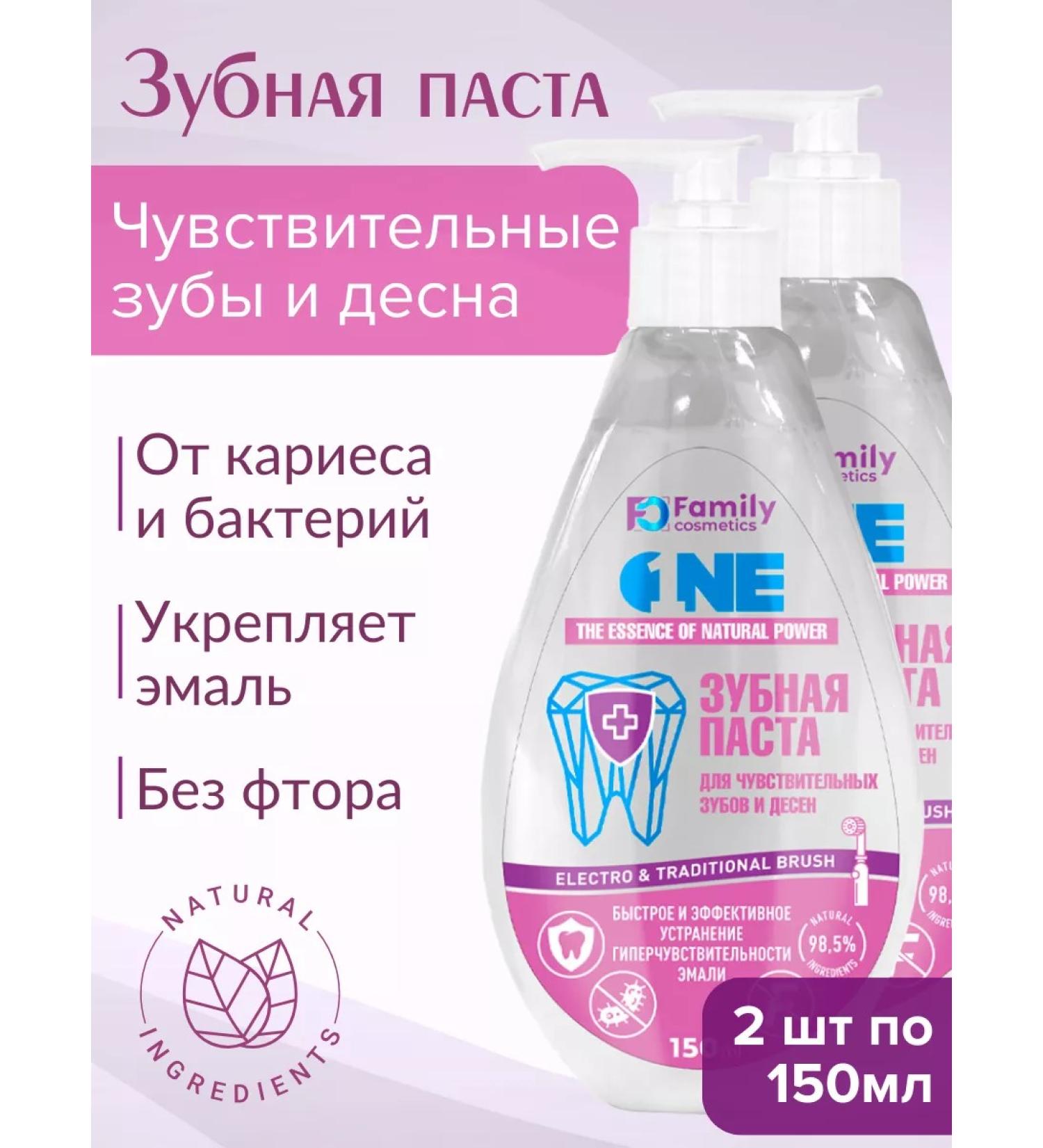 Family Cosmetics Toothpaste for sensitive teeth and gums - Buy Online on GoSupps.com