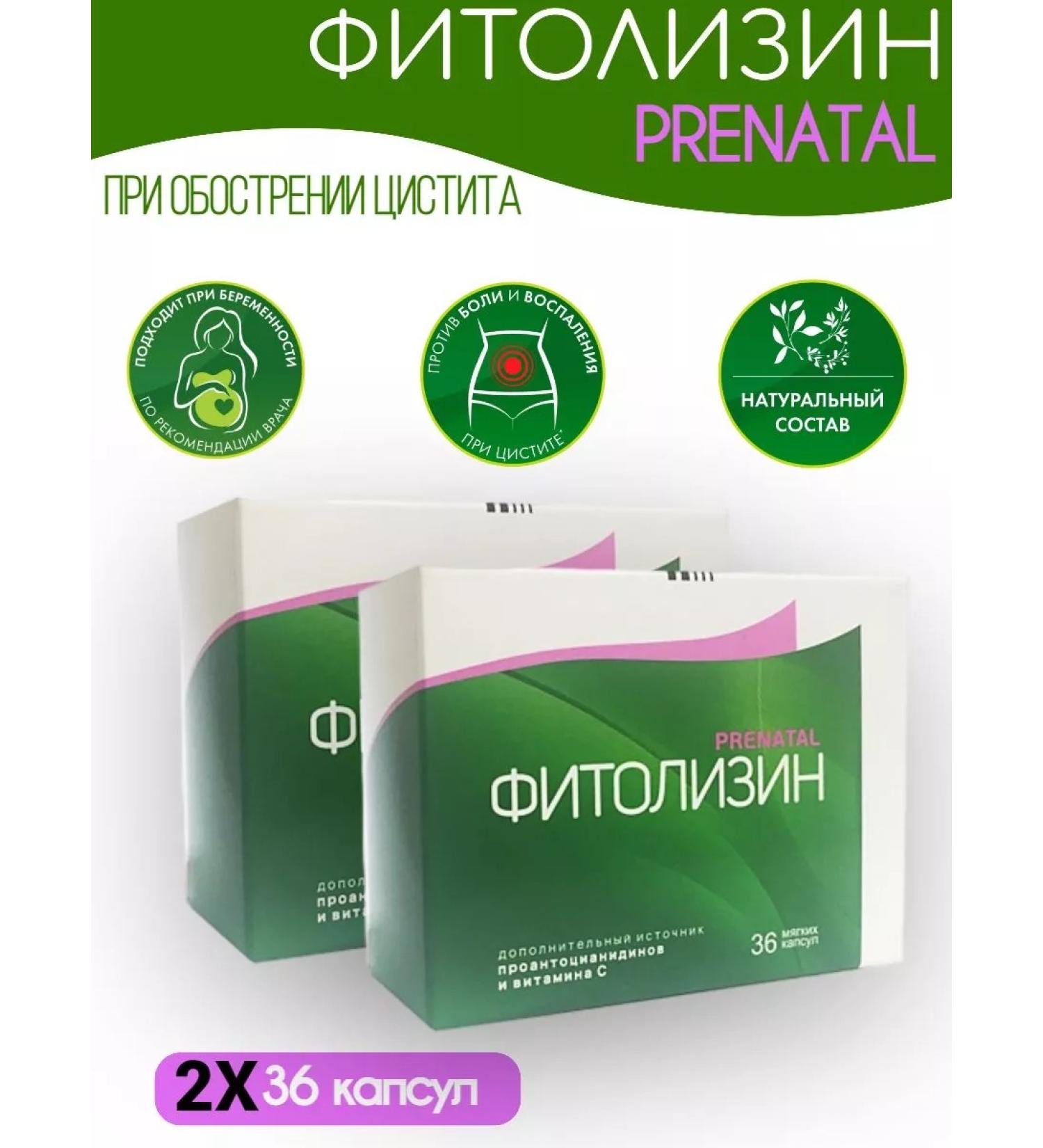 Polpharma Phytolyzine prenatal 36 capsules 2 - Buy Online on GoSupps.com