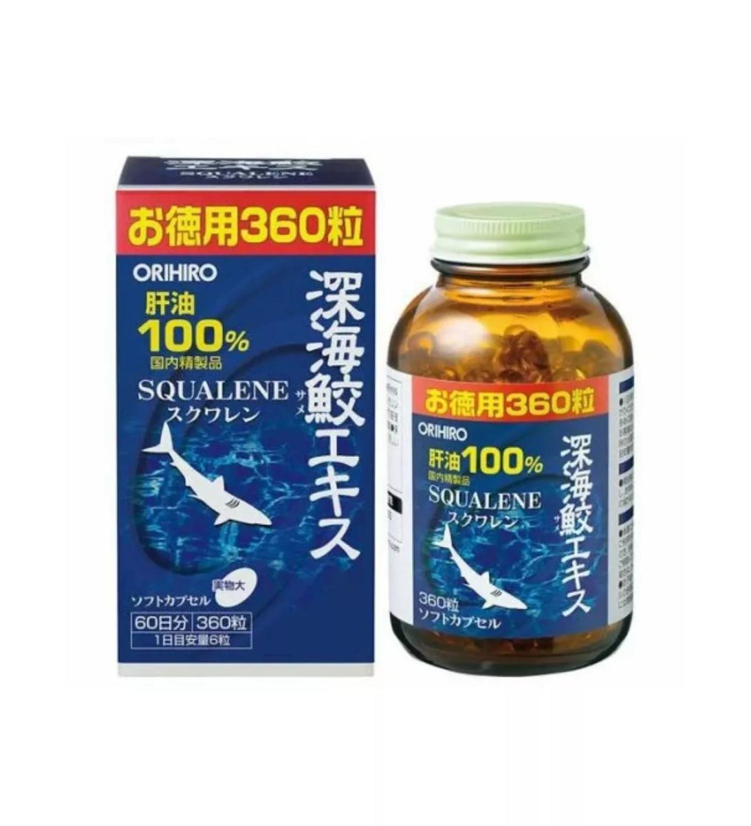 Orihiro Burnal liver oil of a deep -sea shark 360 capsules