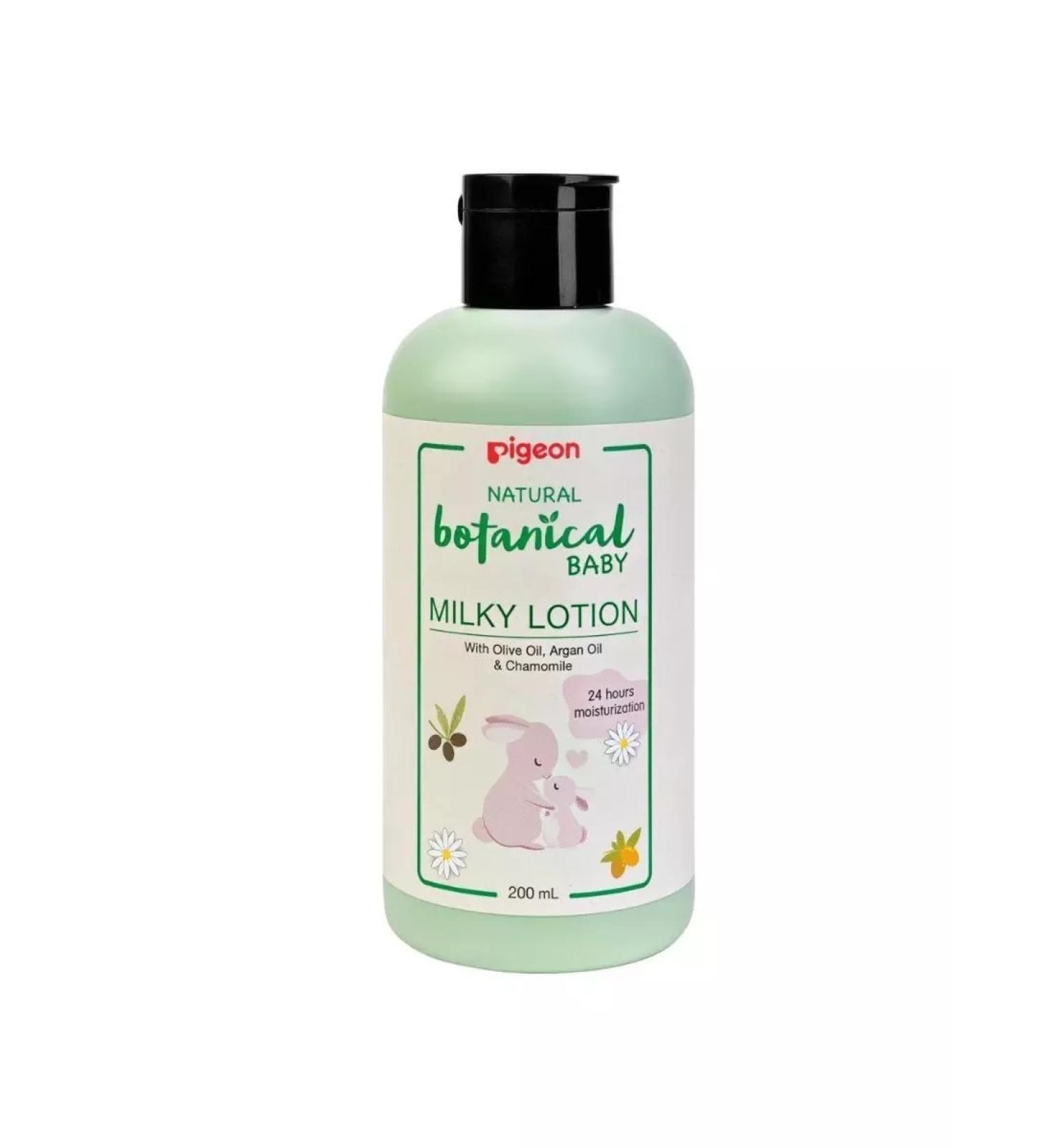 PIGEON Natural Botanical Baby Milky Lotion 200 ml - Buy Online on GoSupps.com