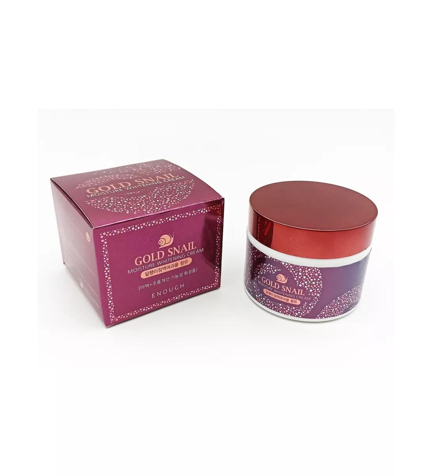 ENOUGH Gold Snail Facial Cream with Snail mucin - Buy Online on GoSupps.com