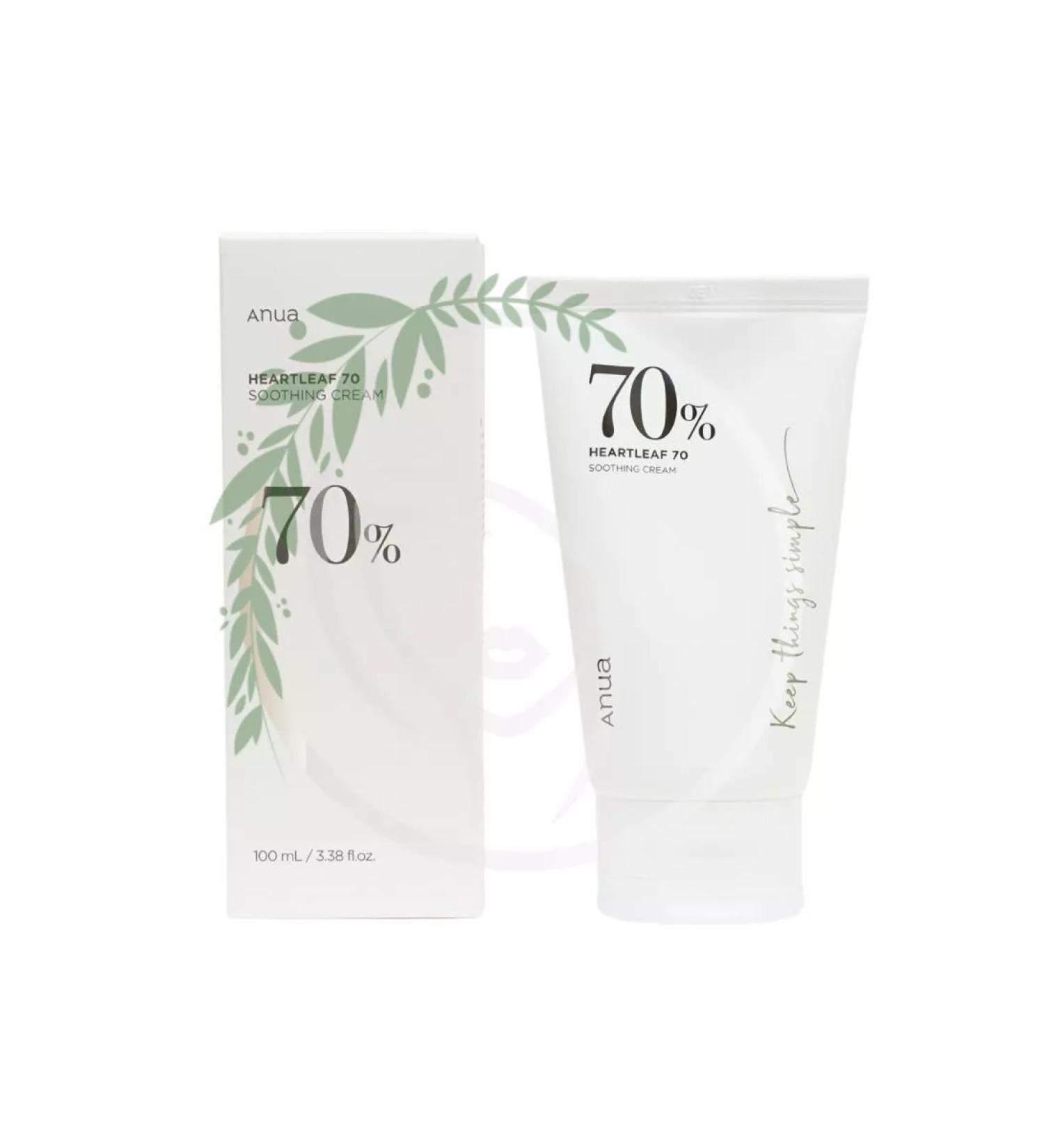 Anua Sewer Cream Heartleaf 70% Soothing Cream 100 ml - Buy Online on GoSupps.com