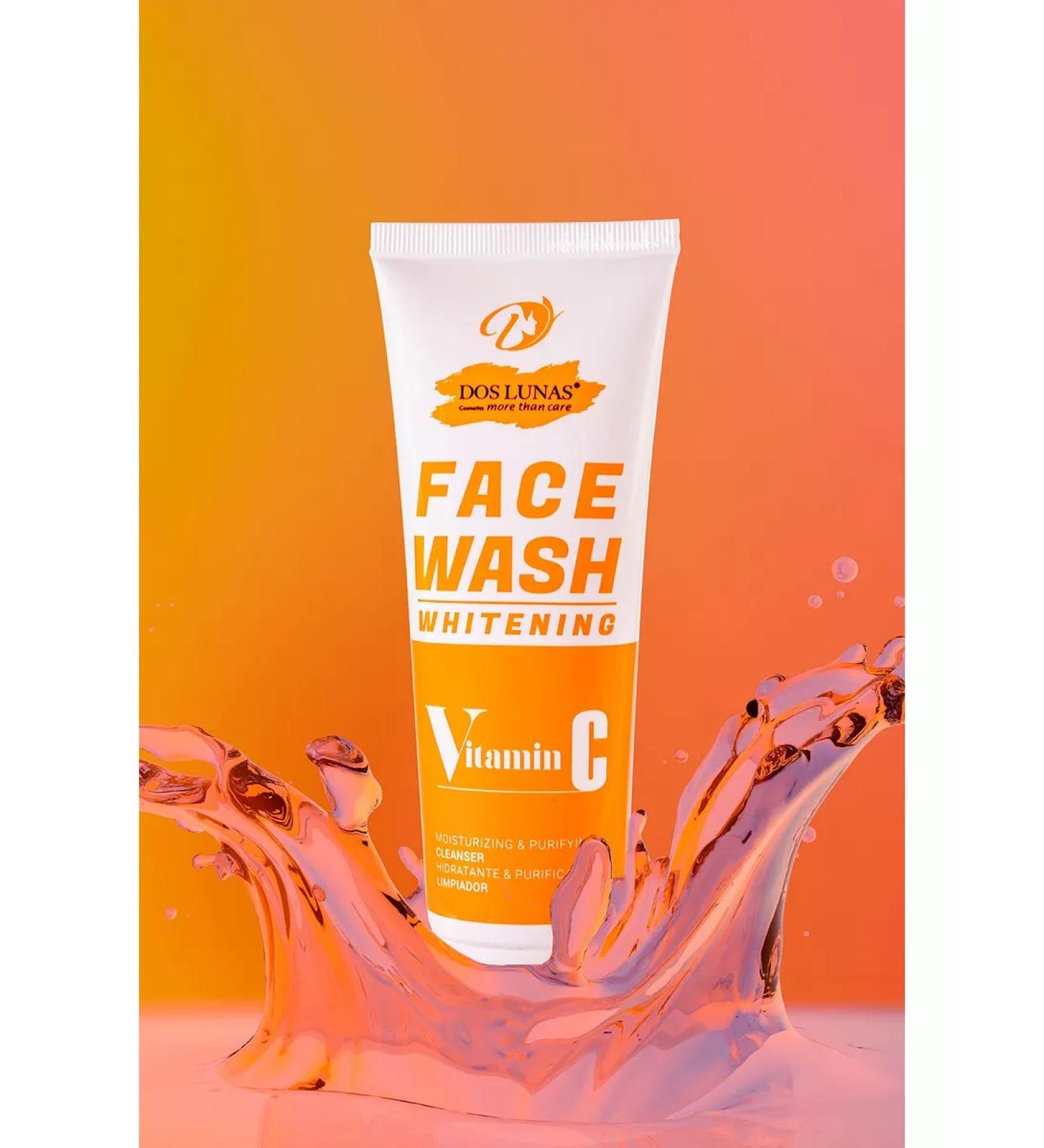 Dos Lunas Cleansing gel foam for washing the face "Vitamin C"