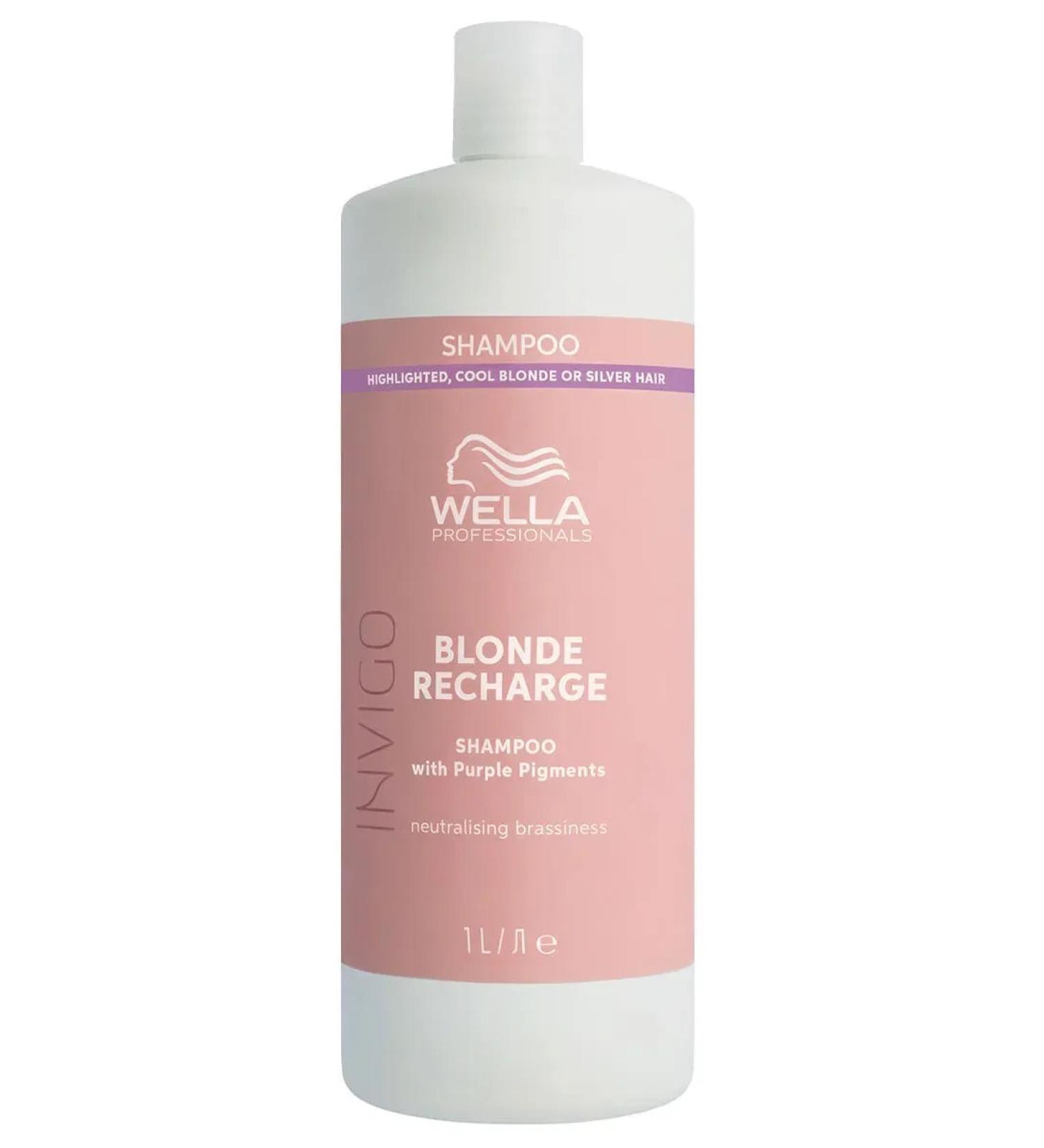 WELLA PROFESSIONALS Shampoo tinted cold blond Blond REARGE 1000ml - Buy Online on GoSupps.com