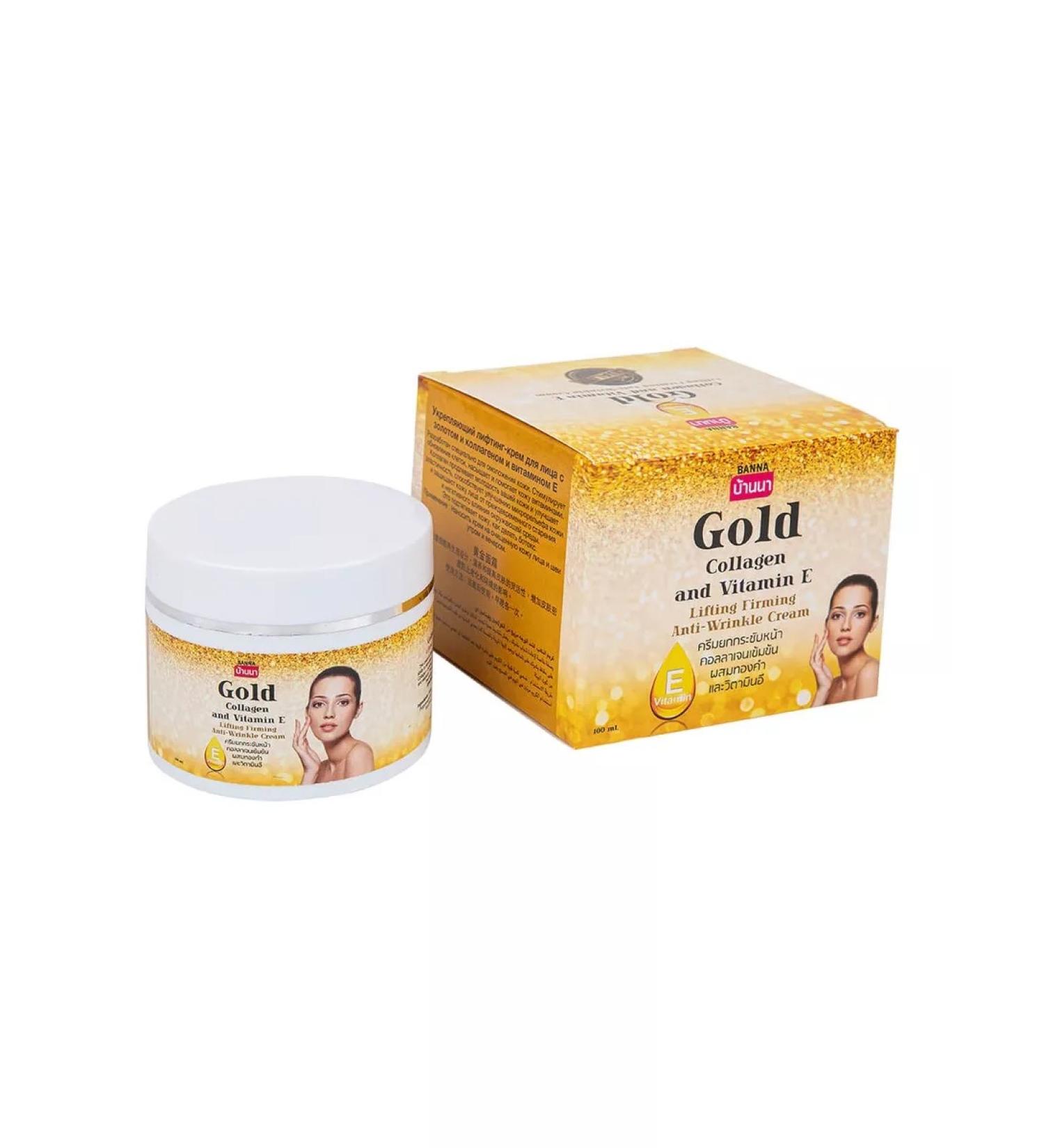 Banna Face lifting cream gold+collagen 100 ml