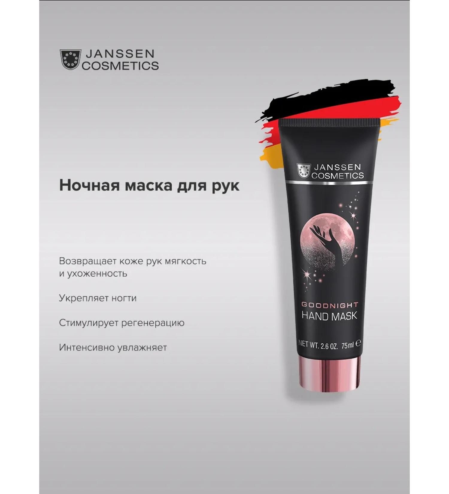 Janssen Cosmetics Mask hand cream with urea for nails and cuticles 75 ml - Buy Online on GoSupps.com