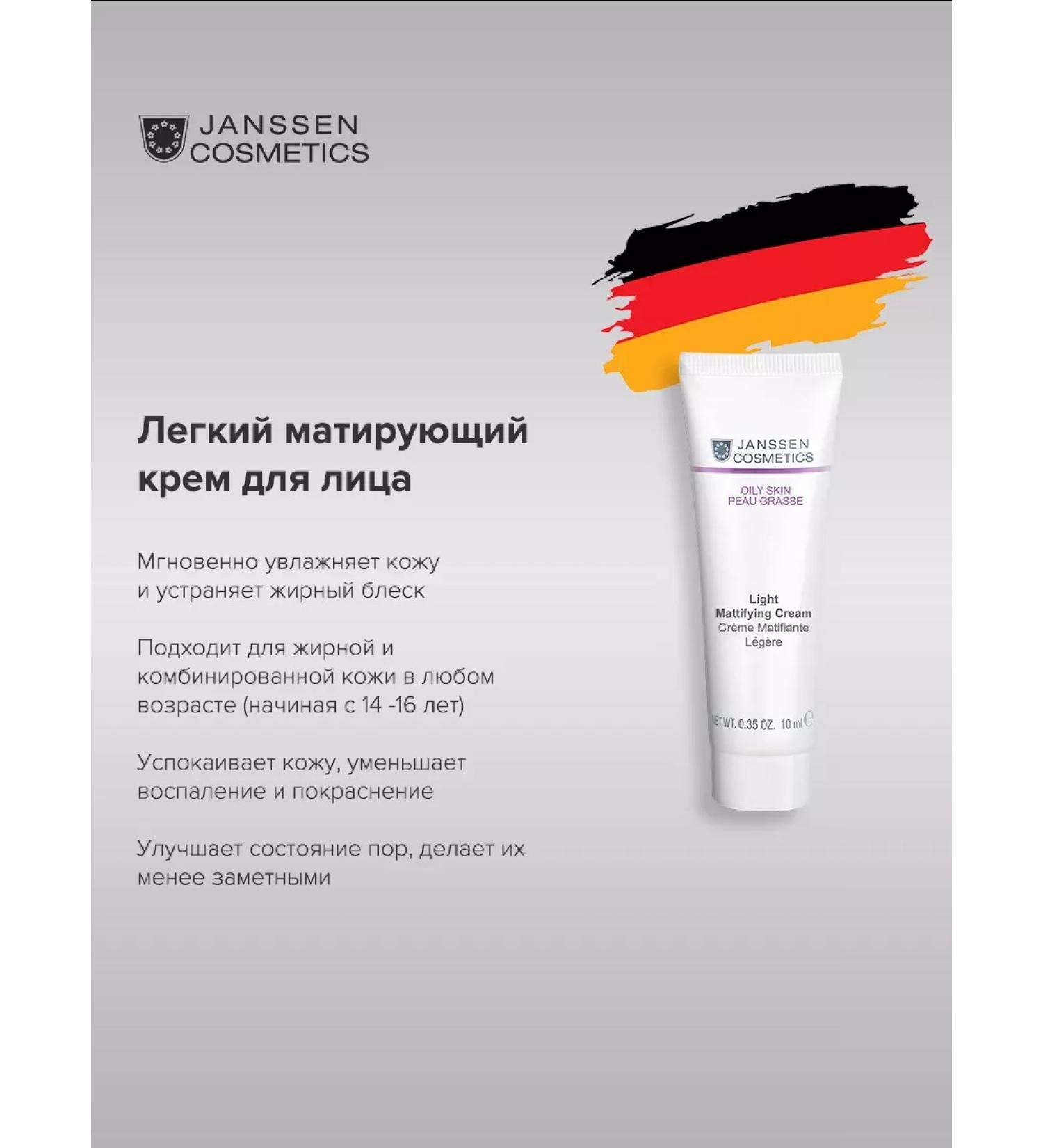 Janssen Cosmetics Mating cream for acne 10 ml - Buy Online on GoSupps.com