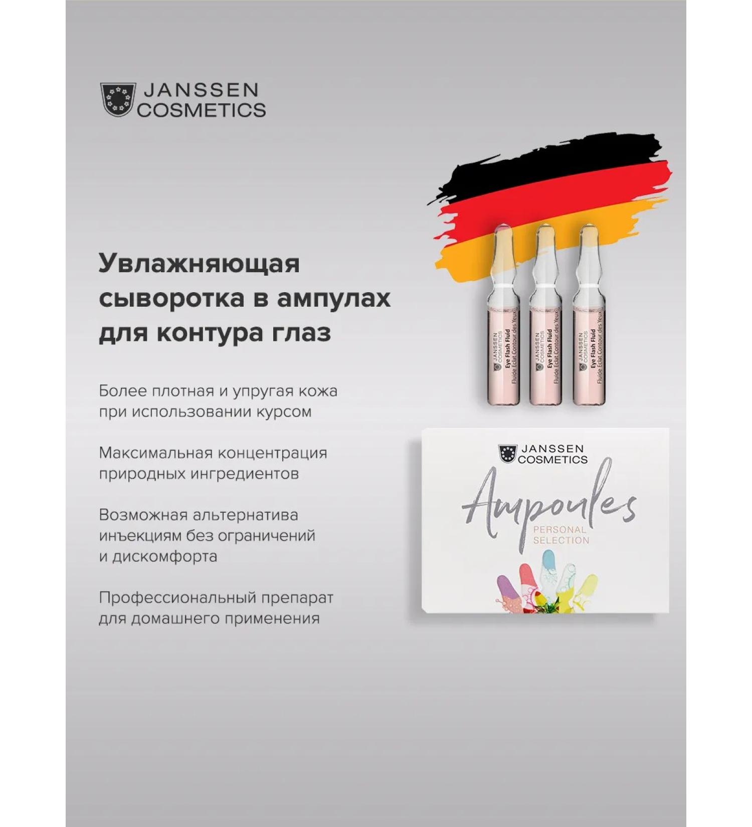 Janssen Cosmetics Wheezer to skin around the eyes moisturizing 3x1.5 ml - Buy Online on GoSupps.com