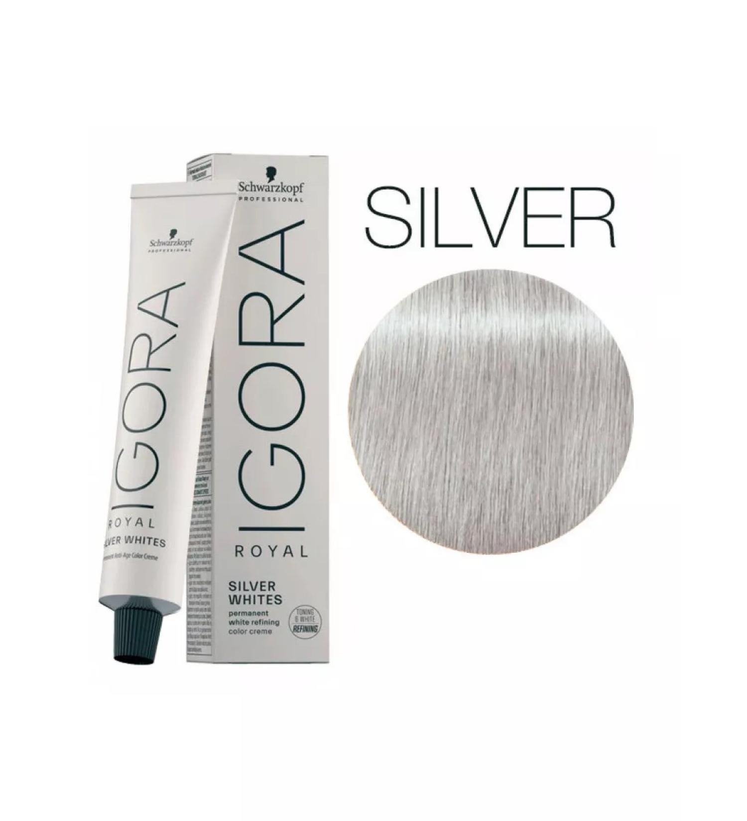 Schwarzkopf Professional Toning dye igora Royal Silverwhite Silver 60 ml