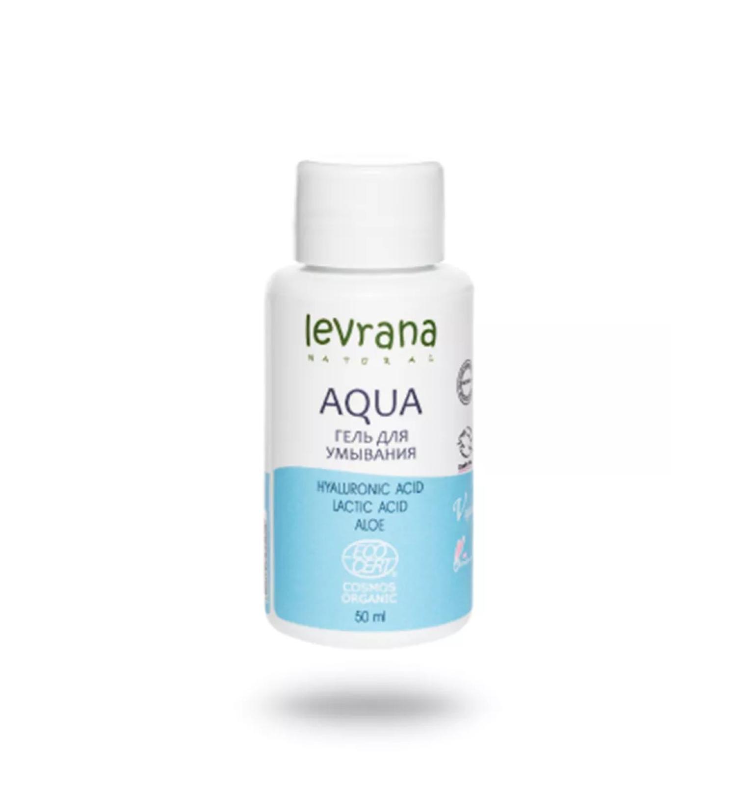 levrana Aqua washing gel with hyaluronic acid 50 ml