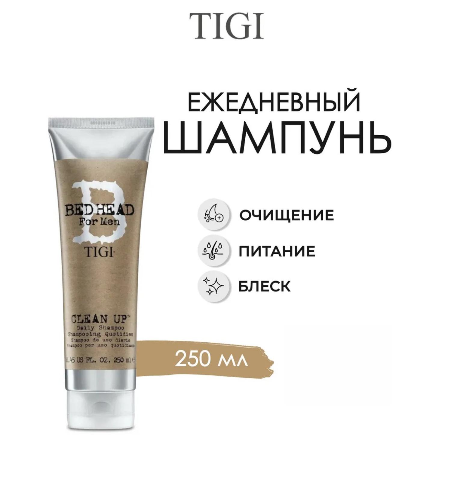 TIGI Clean Up men's hair shampoo 250 ml - Buy Online on GoSupps.com