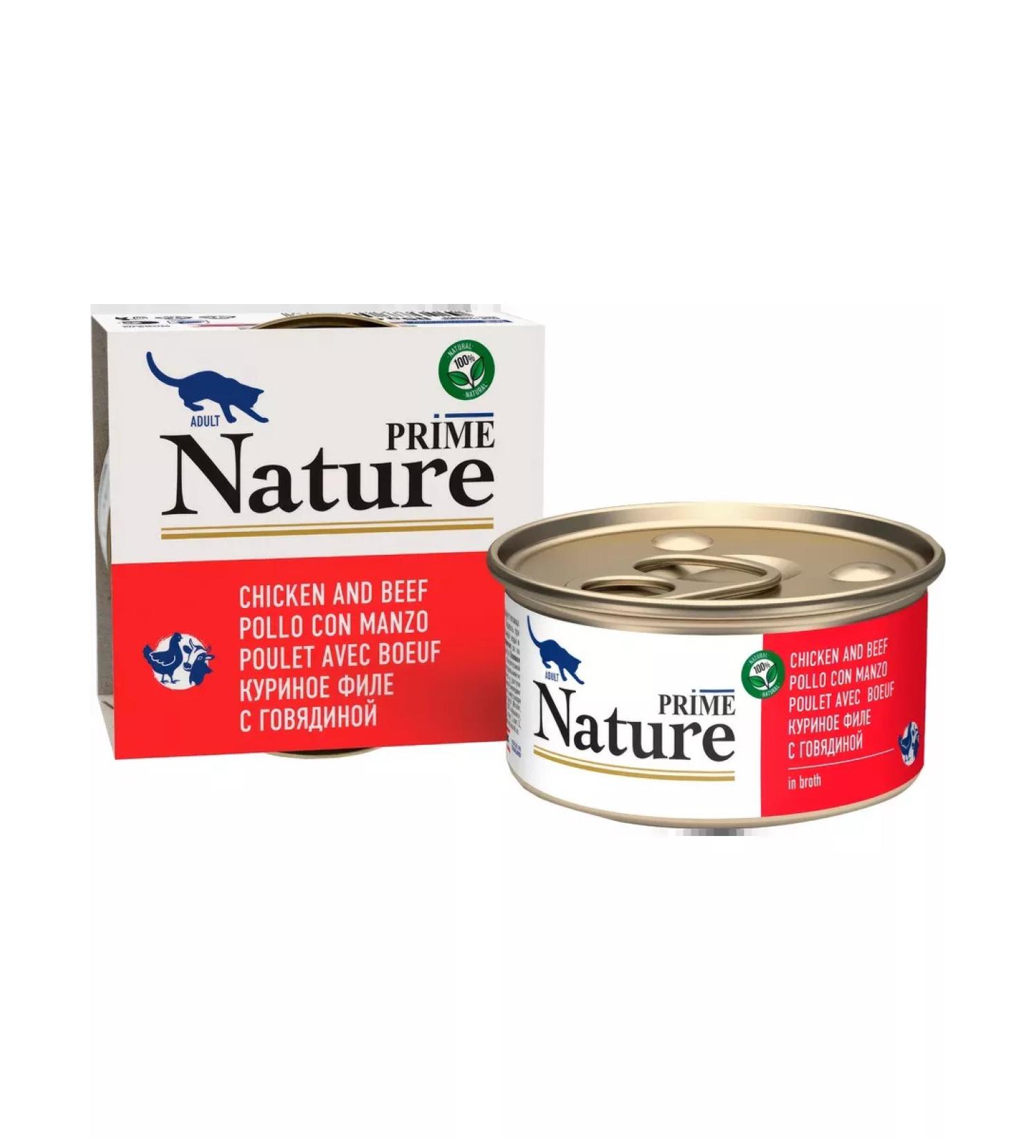Prime Nature Cat food 85 g x 6 pcs