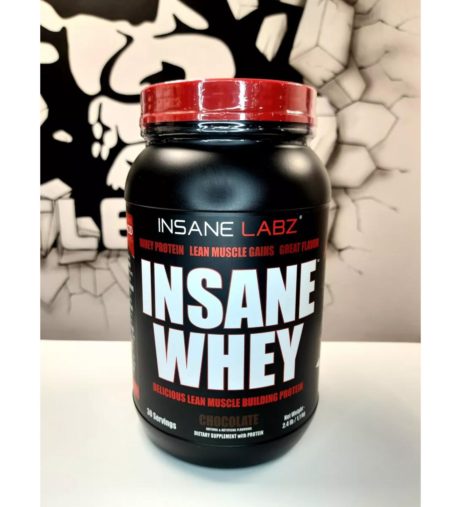 Insane Labz Serum protein Insane Whey Chocolate 1000 gr - Buy Online on GoSupps.com