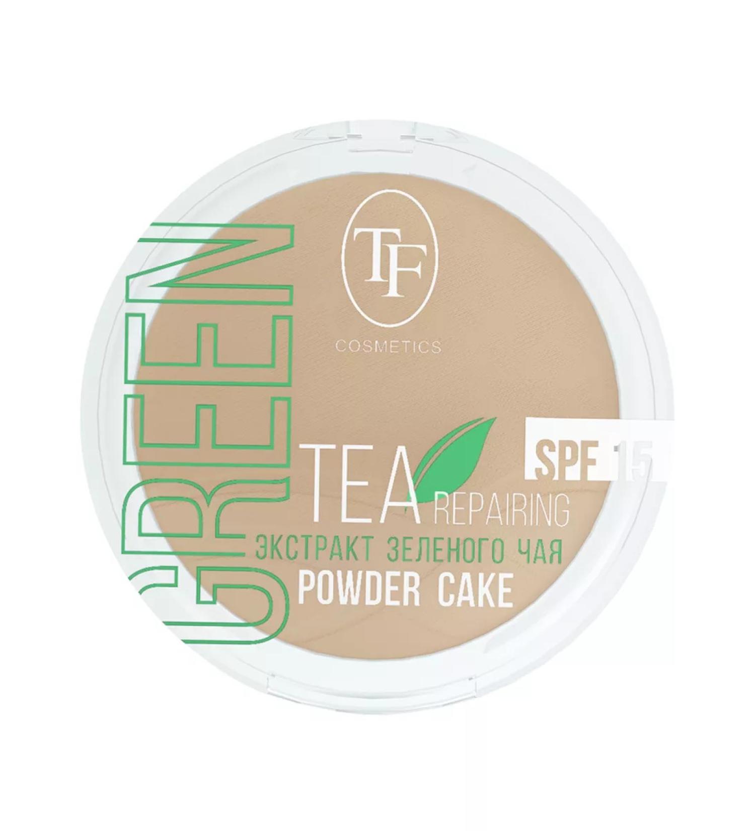TF Cosmetics Facial powder matting Green Tea with tea extract tone 04 - Buy Online on GoSupps.com