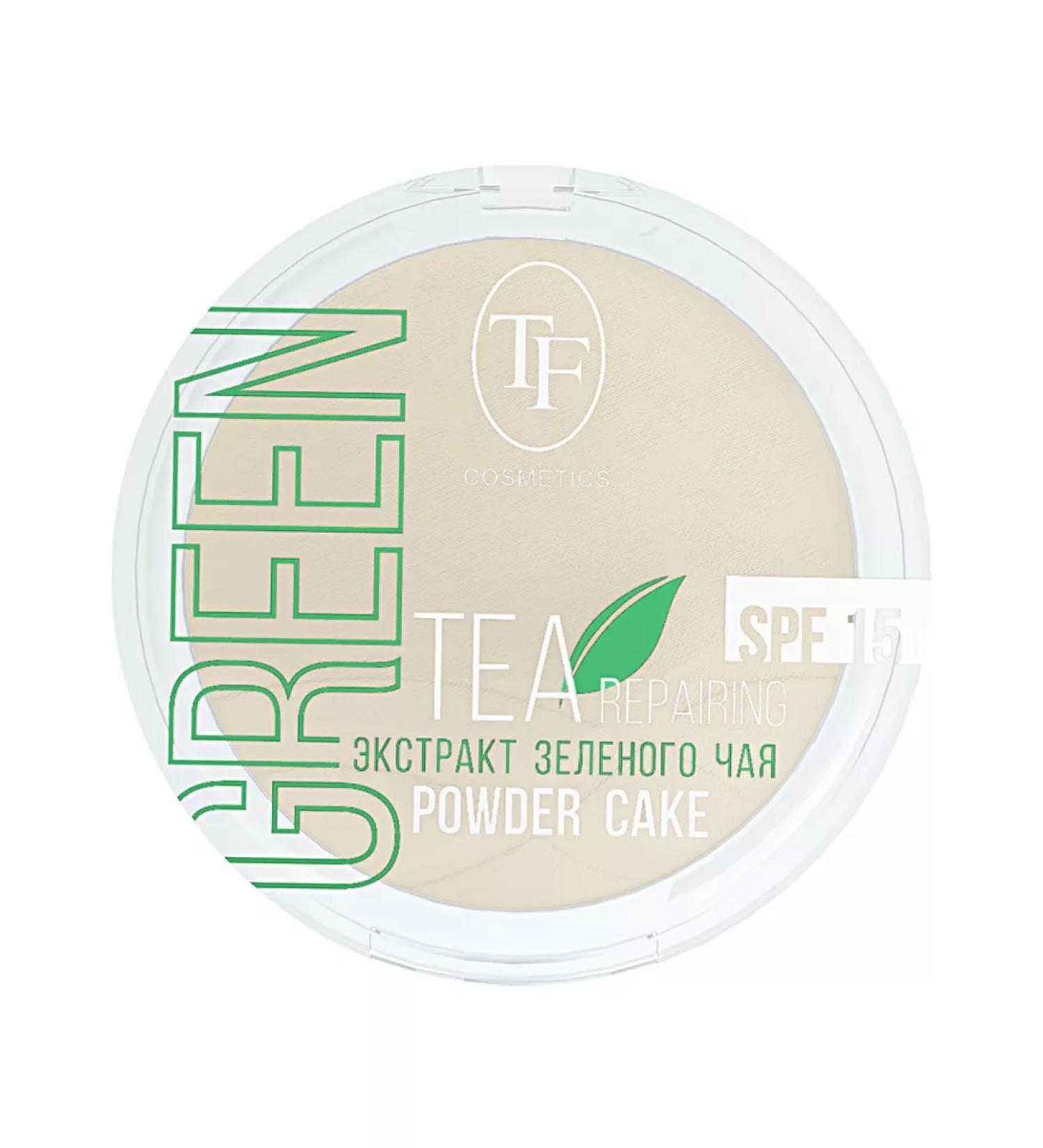 TF Cosmetics Facial powder matting Green Tea with tea extract tone 01 - Buy Online on GoSupps.com