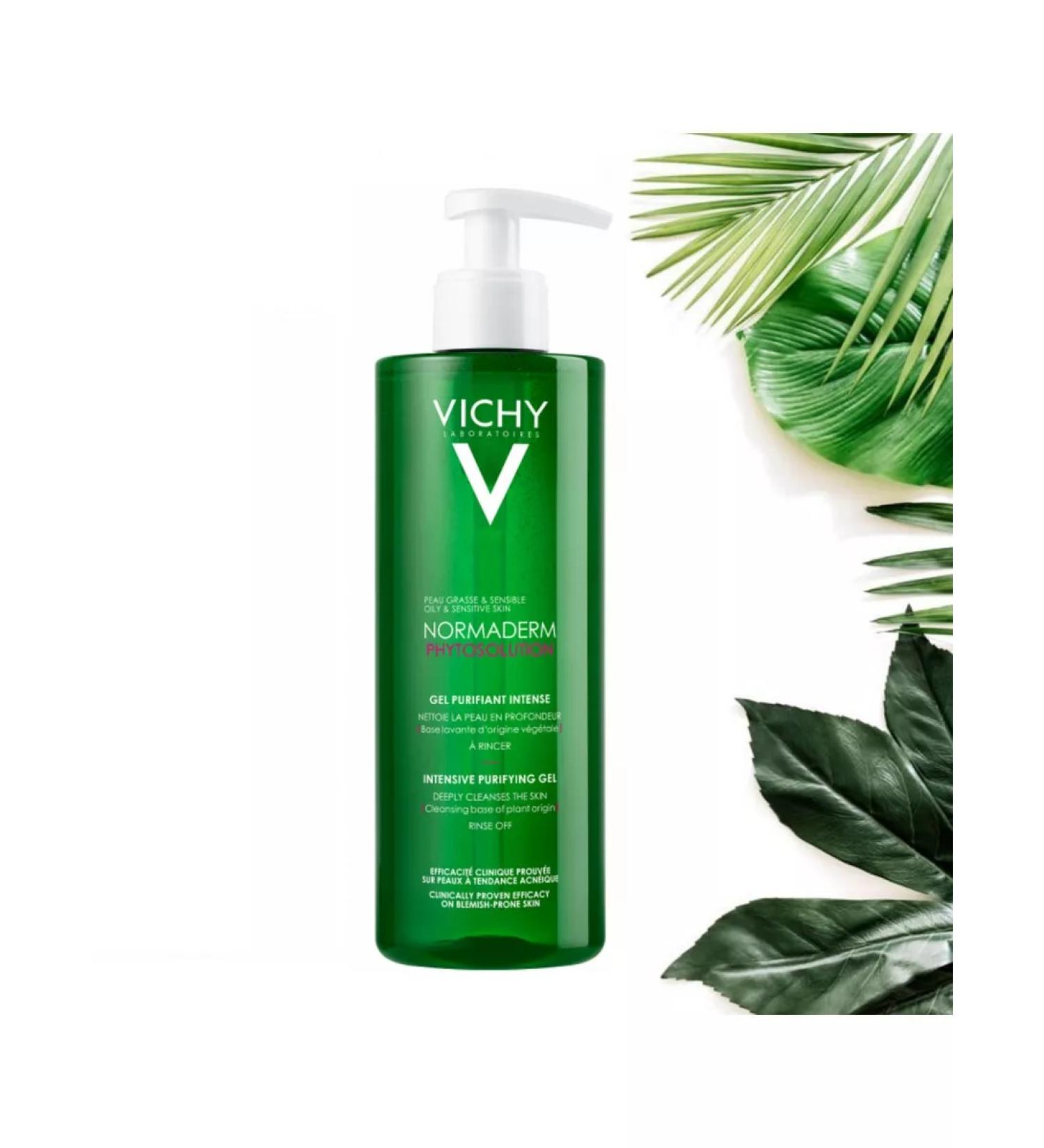 VICHY Normaderm Phytosolution Gel to wash the face from acne 400ml - Buy Online on GoSupps.com